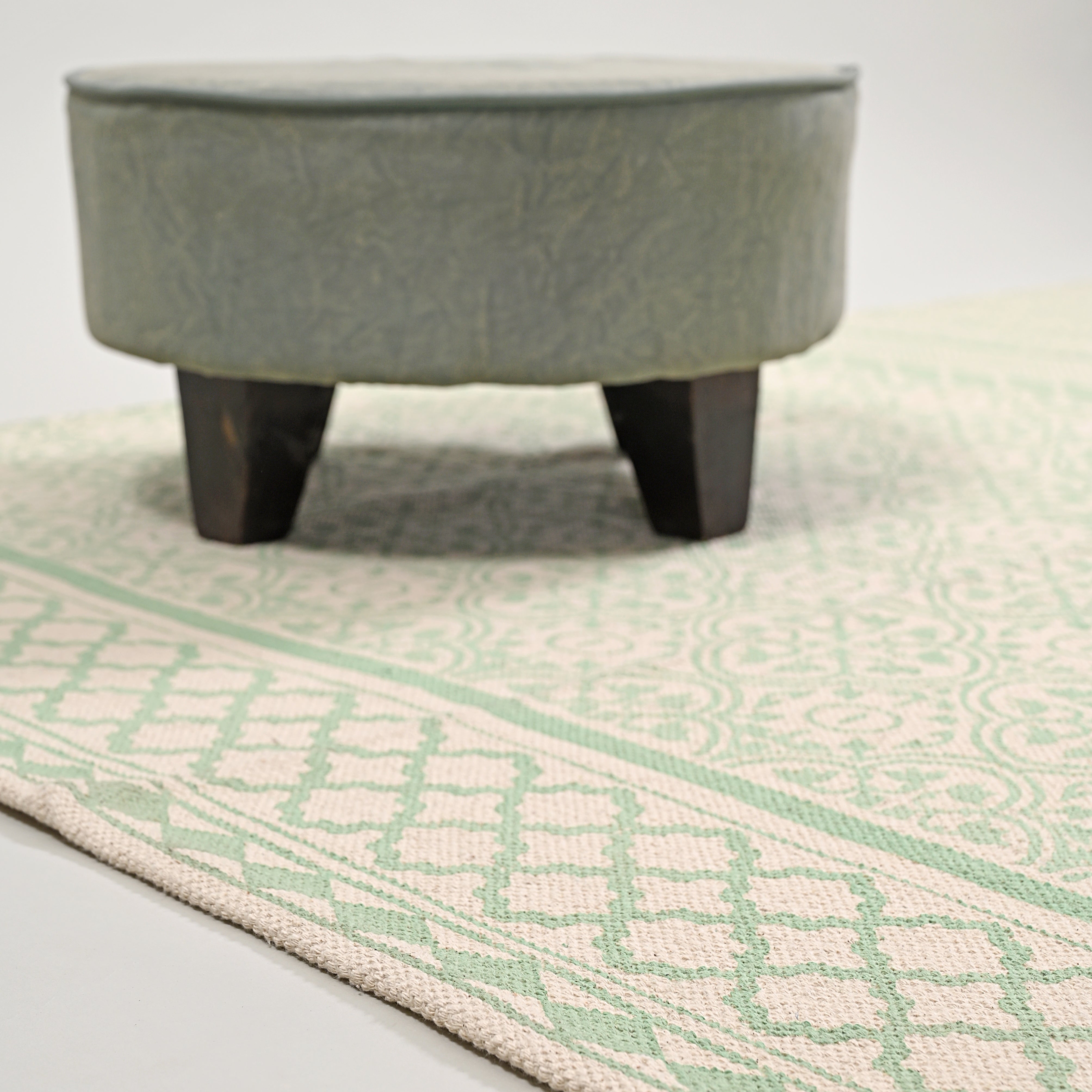 Persian Block Printed Area Rug