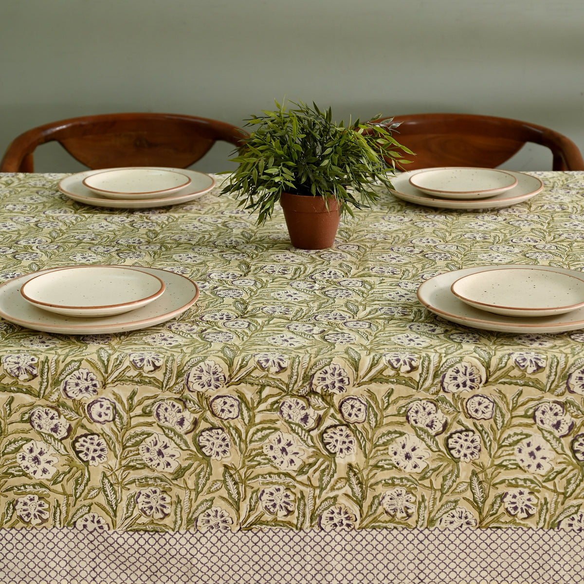 Gulzar Block Printed Table Cover