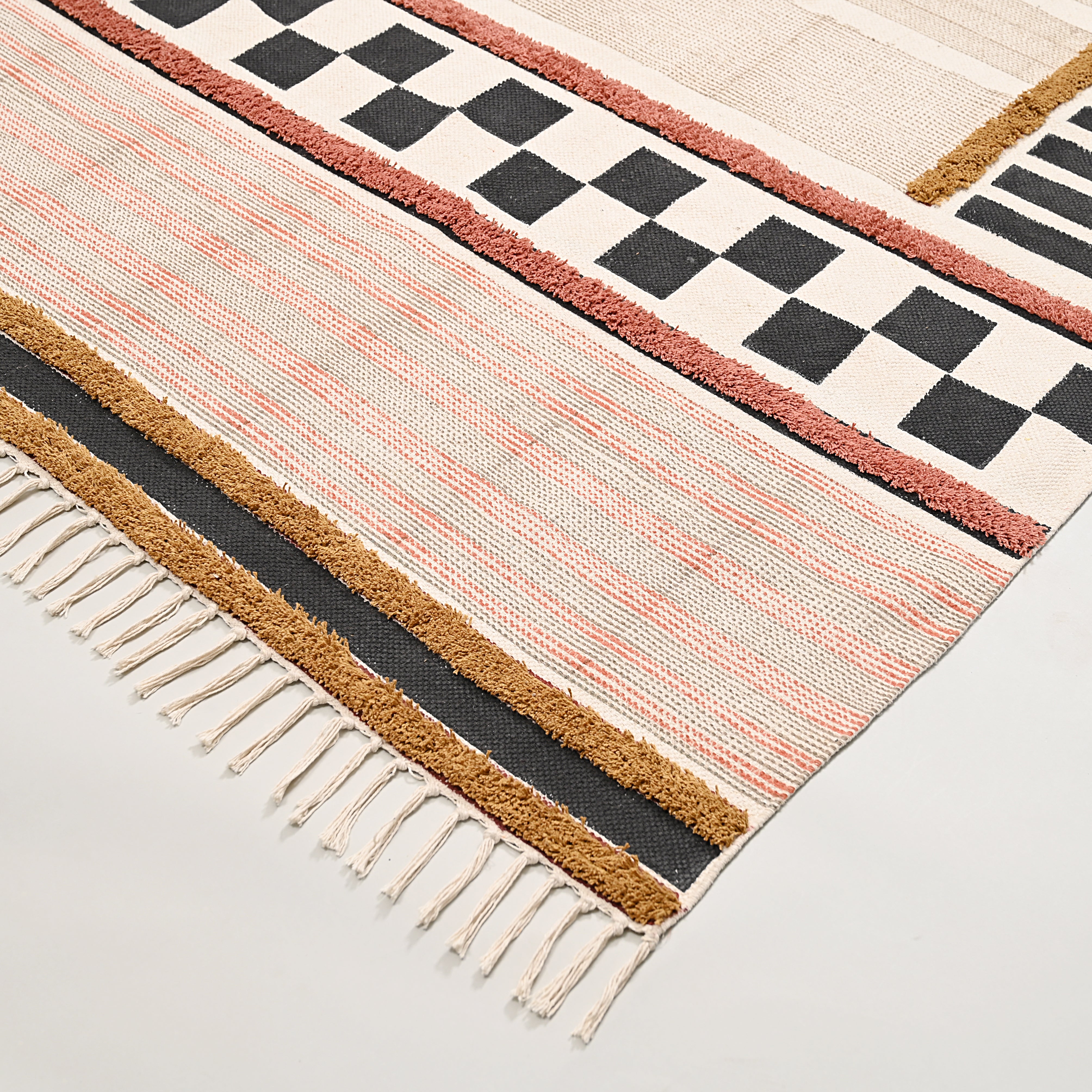 Checker Board Area Rug
