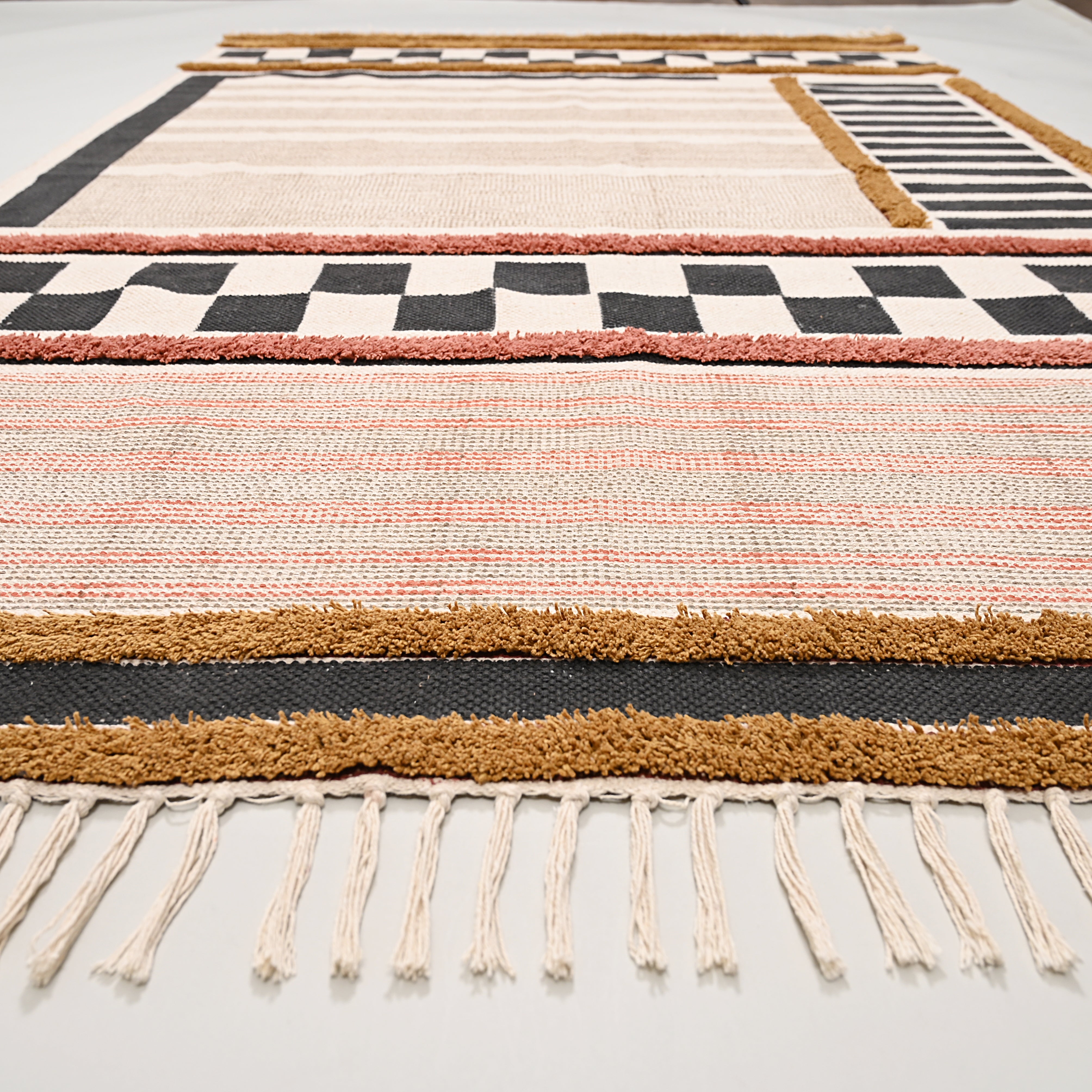 Checker Board Area Rug