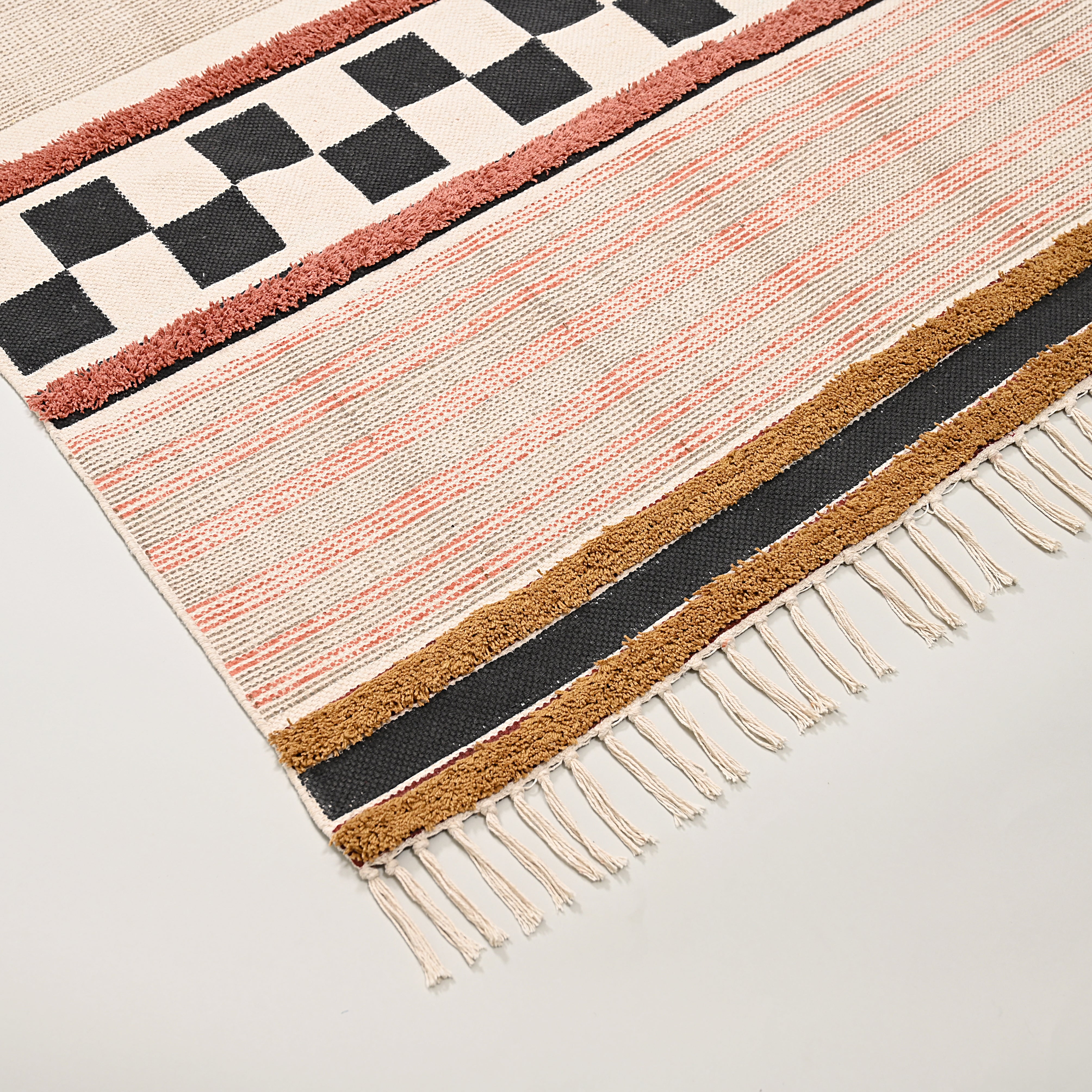 Checker Board Area Rug