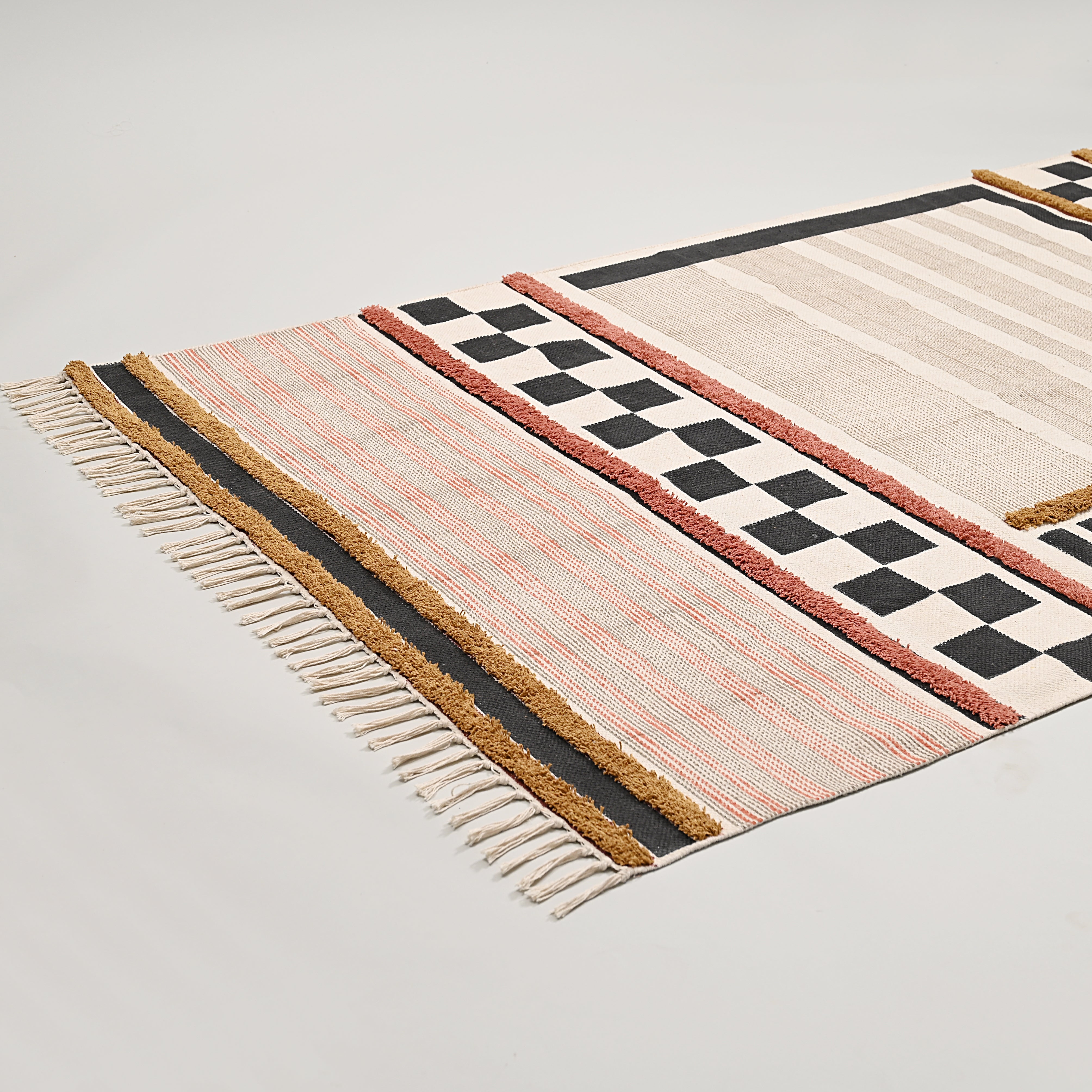 Checker Board Area Rug