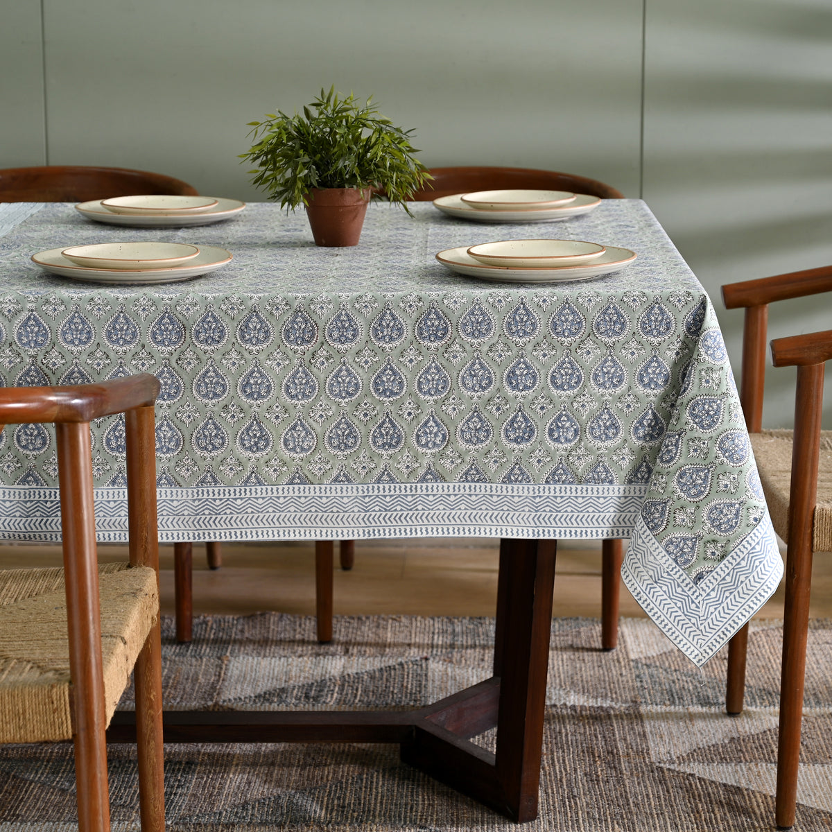 Gul Boota Tranquil Table Cover
