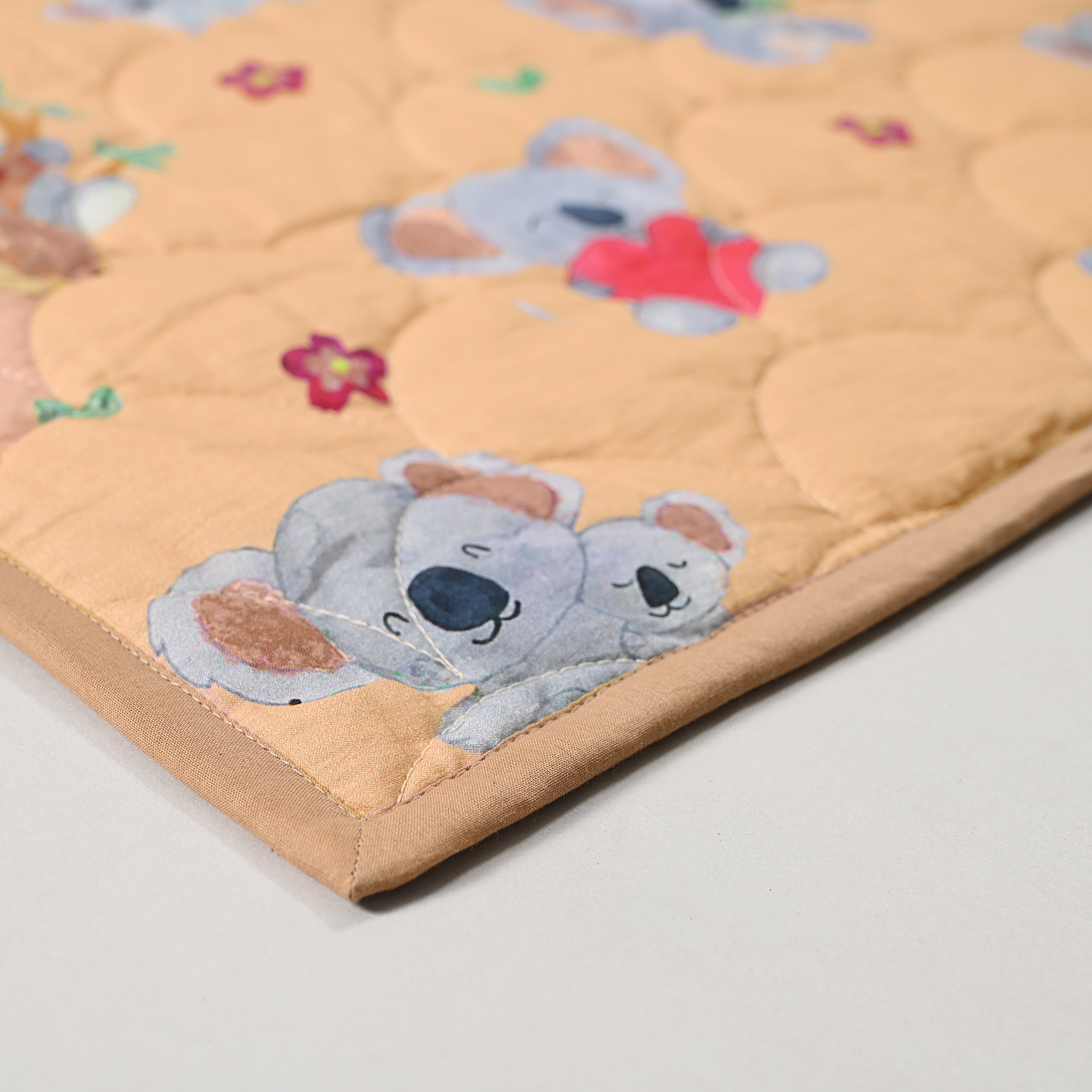 Teddy Heats Baby Quilt