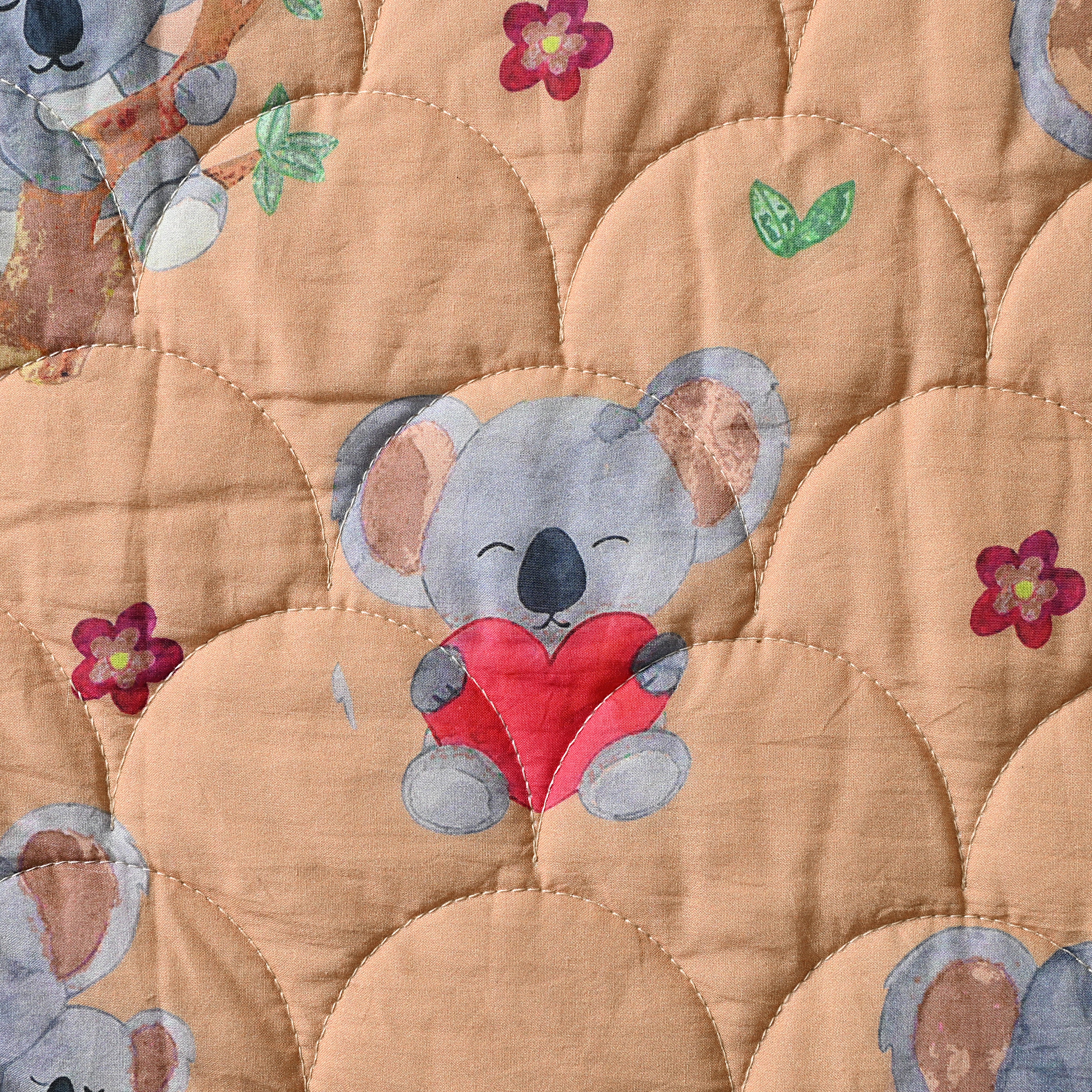 Teddy Heats Baby Quilt