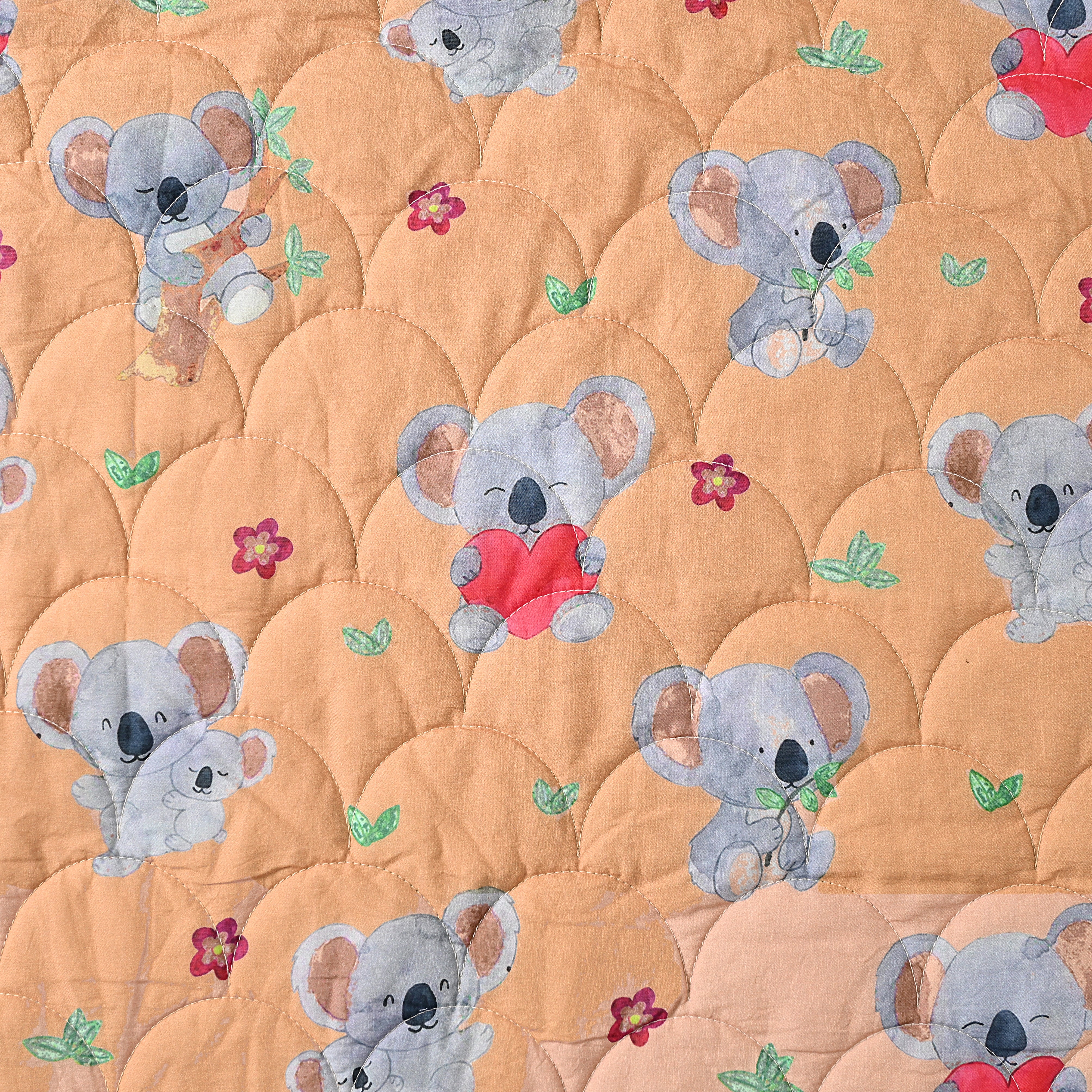 Teddy Heats Baby Quilt