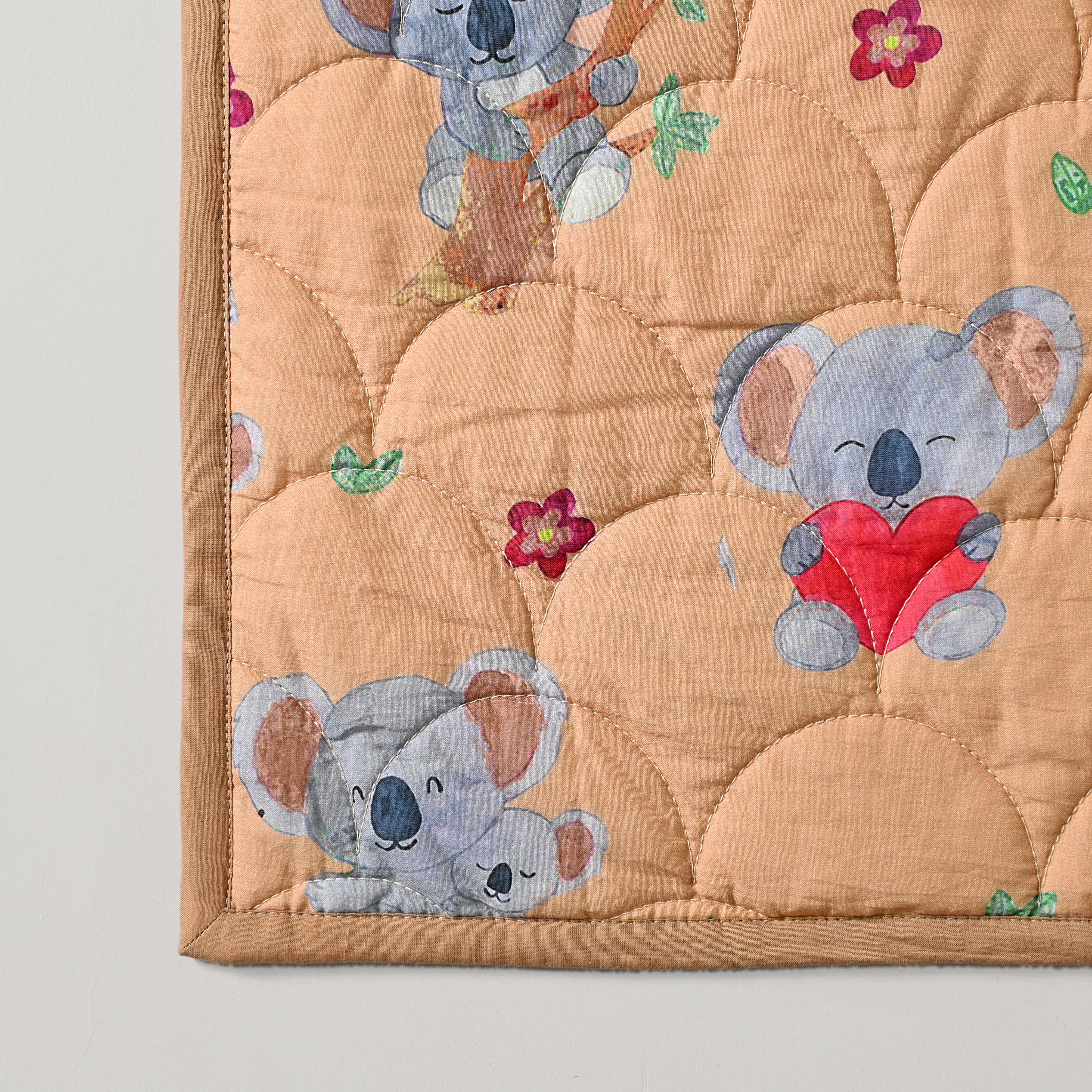 Teddy Heats Baby Quilt