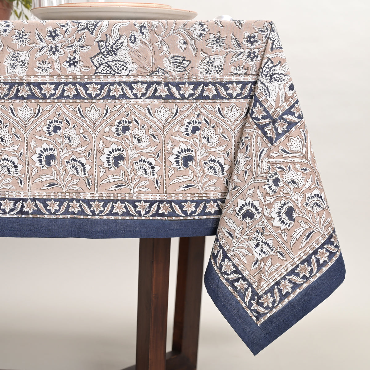 Florence Block Printed Table Cover