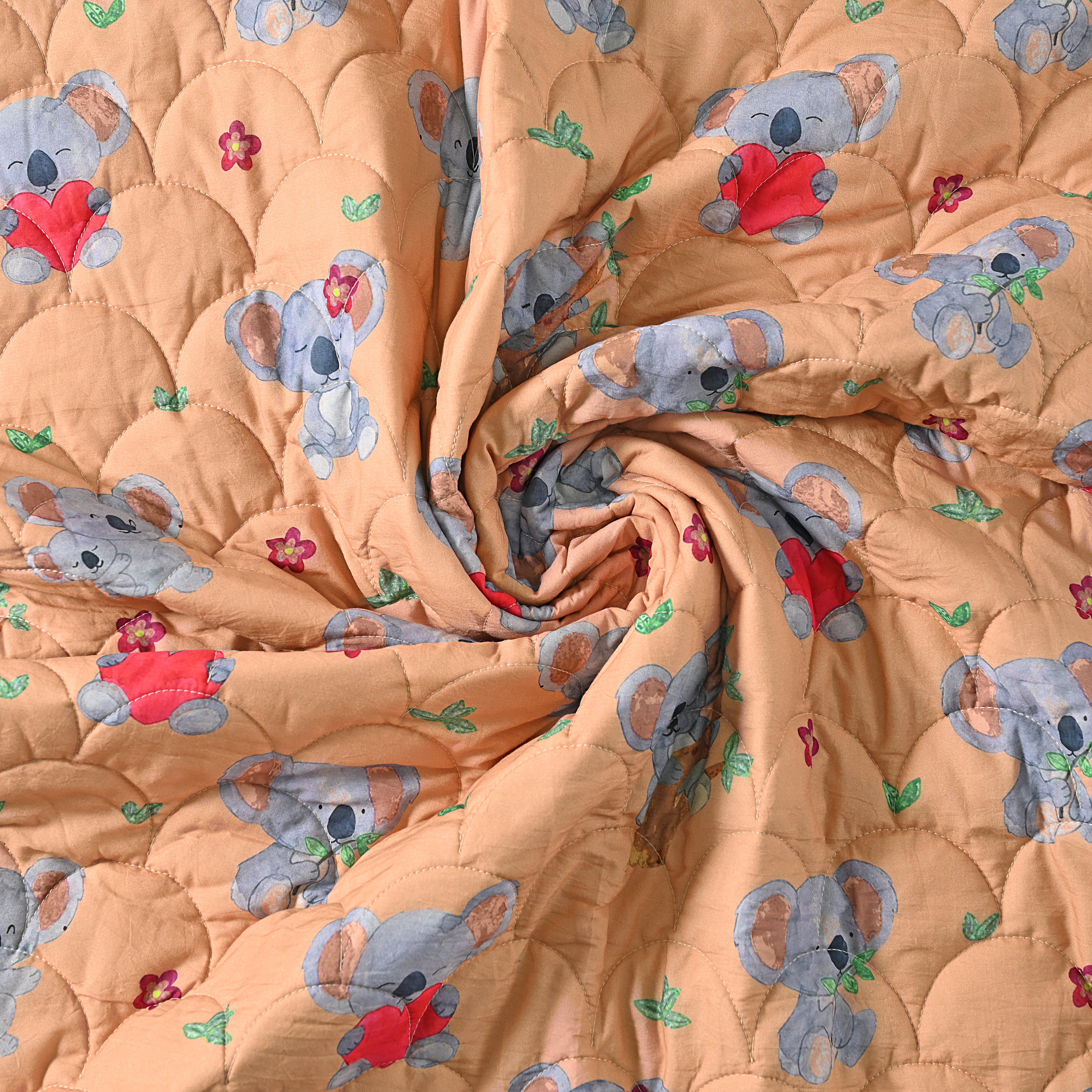 Teddy Heats Baby Quilt