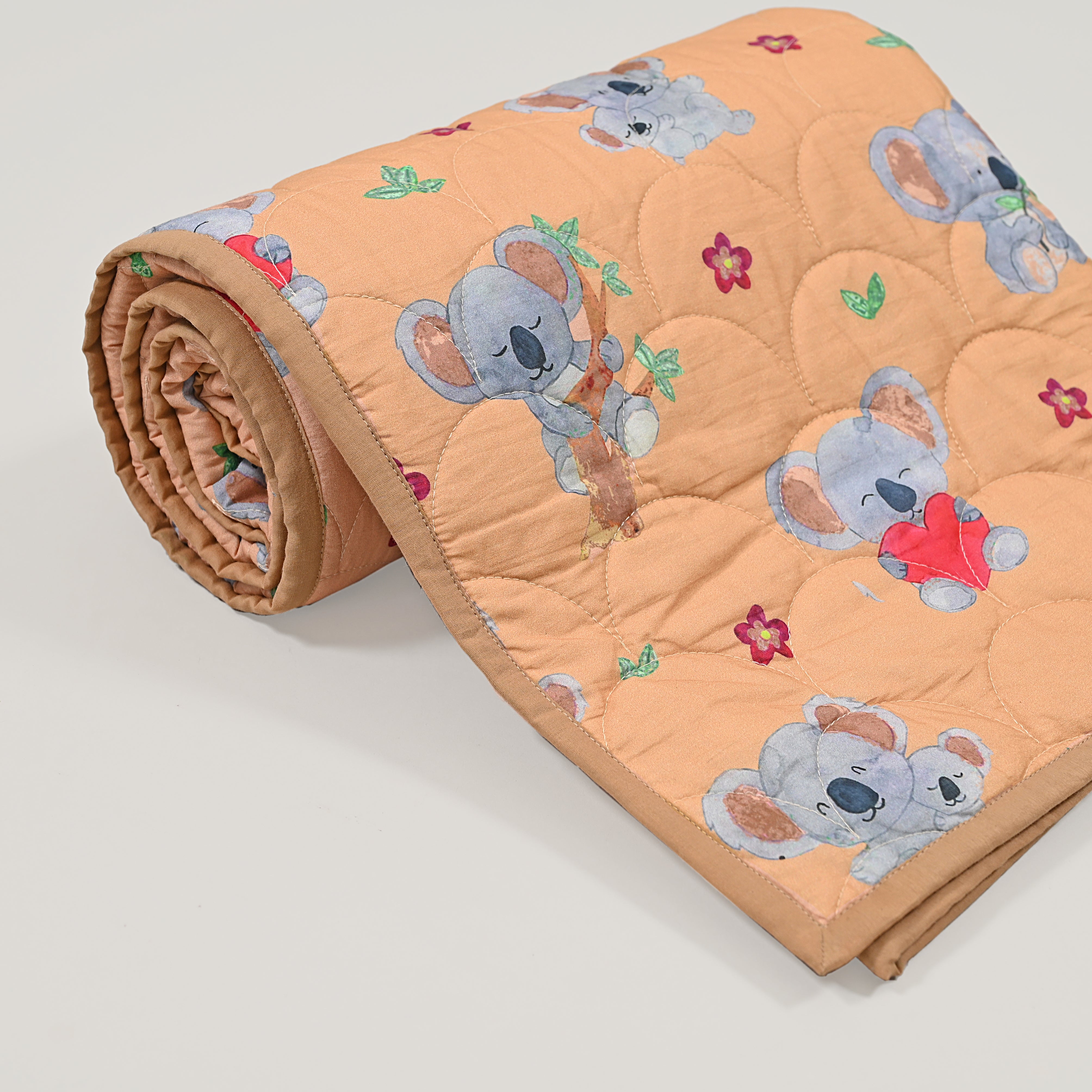 Teddy Heats Baby Quilt