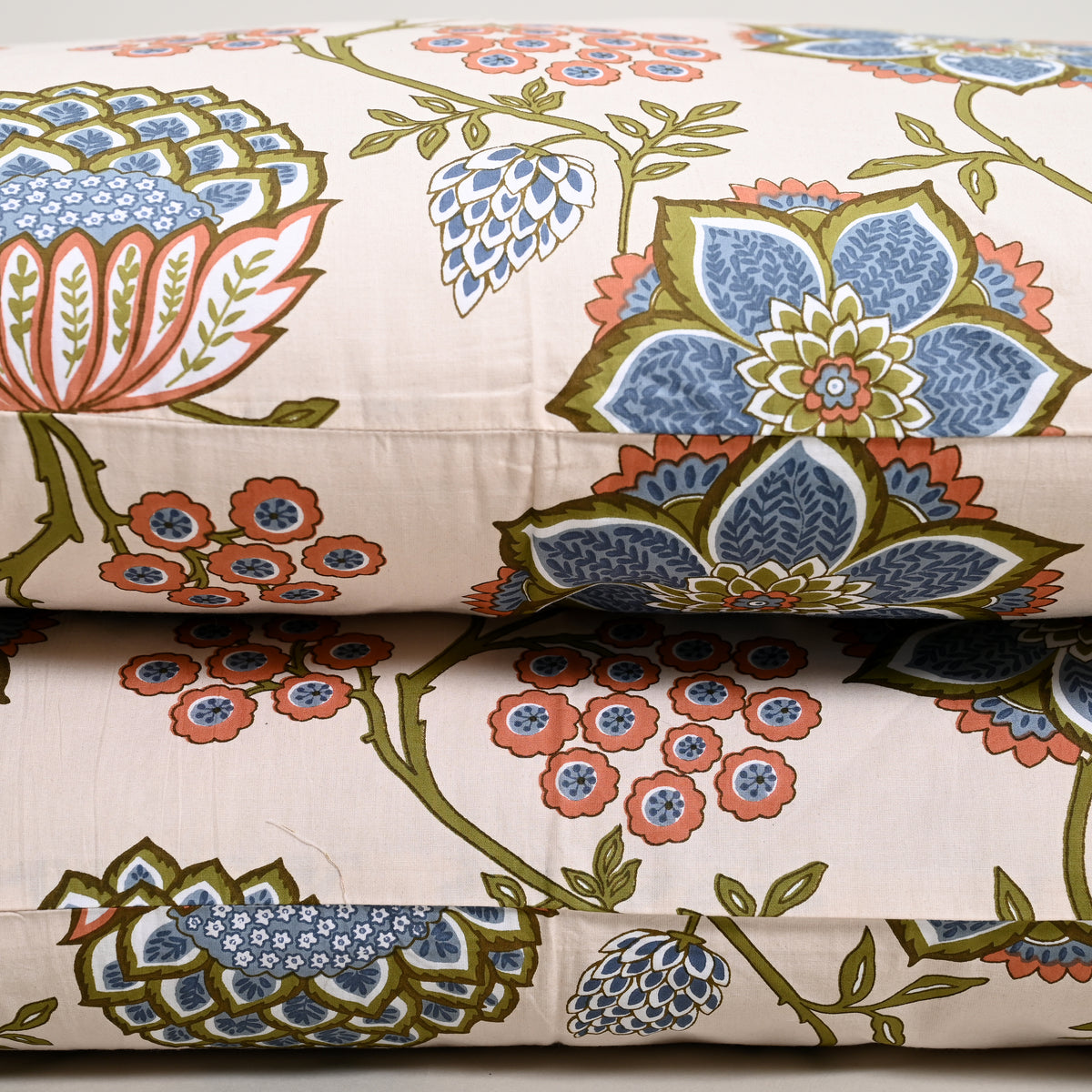 Victoria Vintage 300 TC Embroidered Pillow Covers – Set of 2