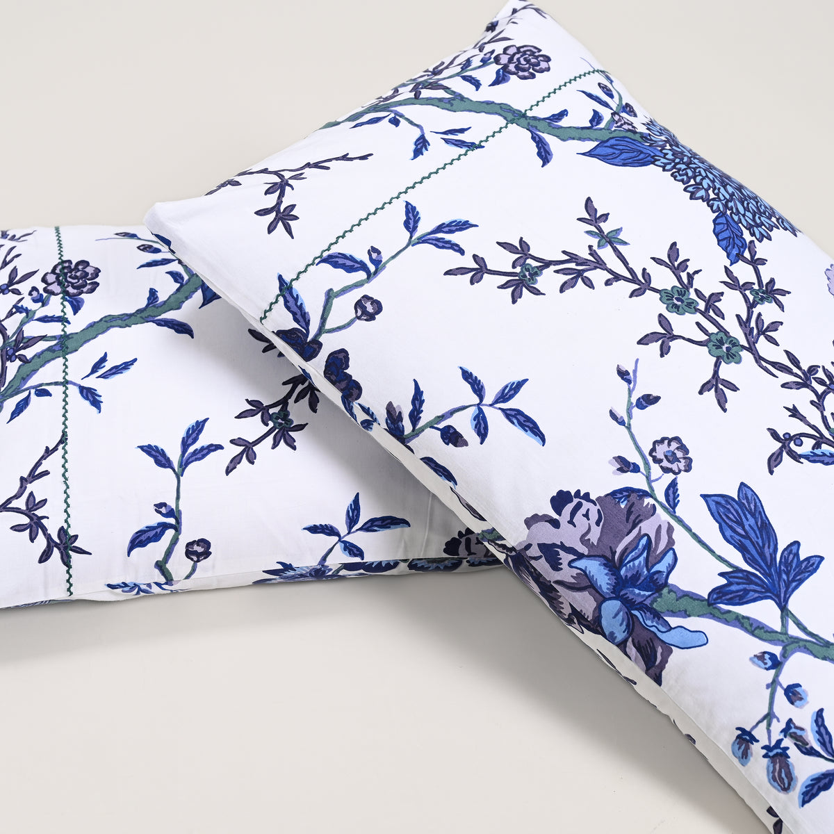 Gracious 300 TC Embroidered Pillow Covers – Set of 2