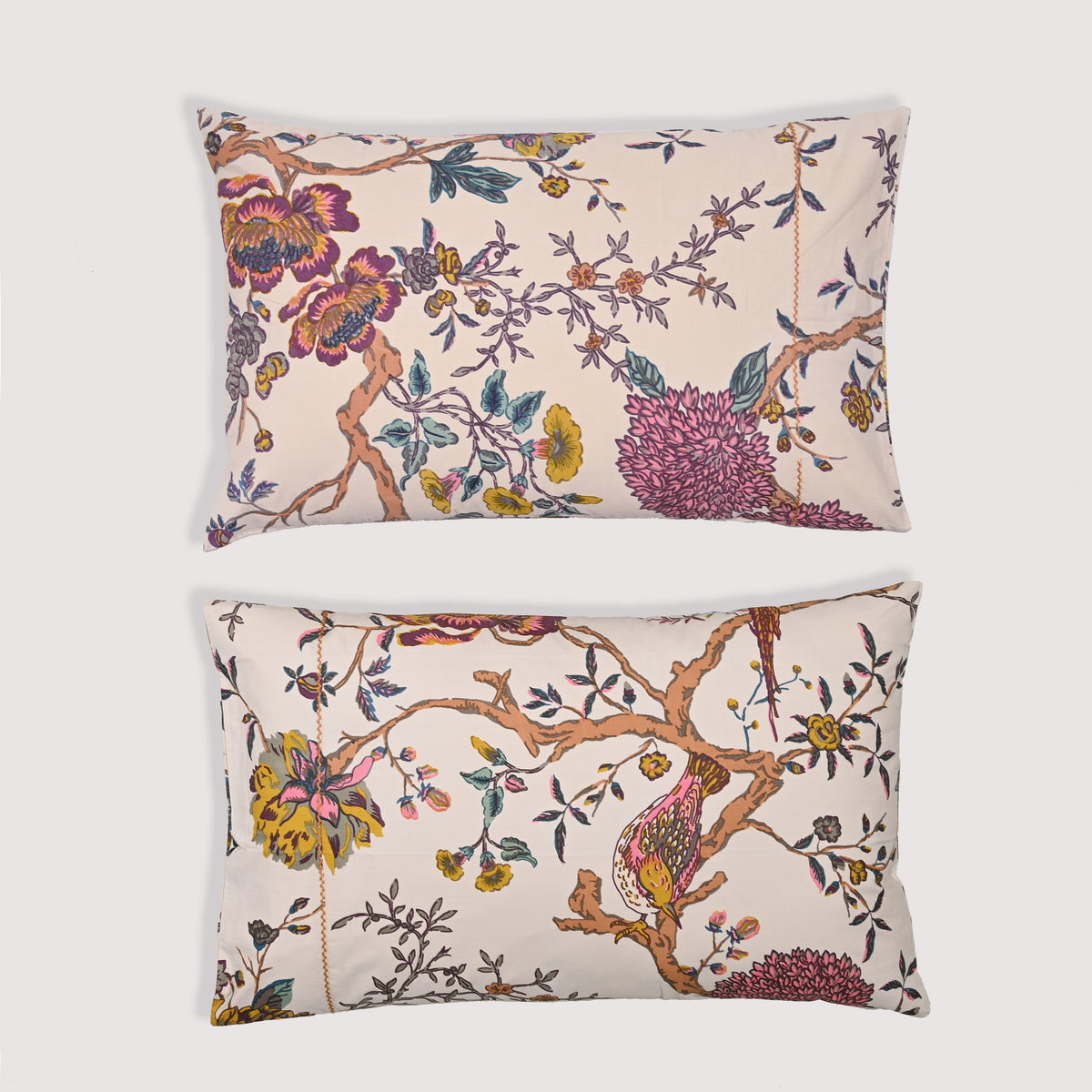 Gracious 300 TC Embroidered Pillow Covers – Set of 2
