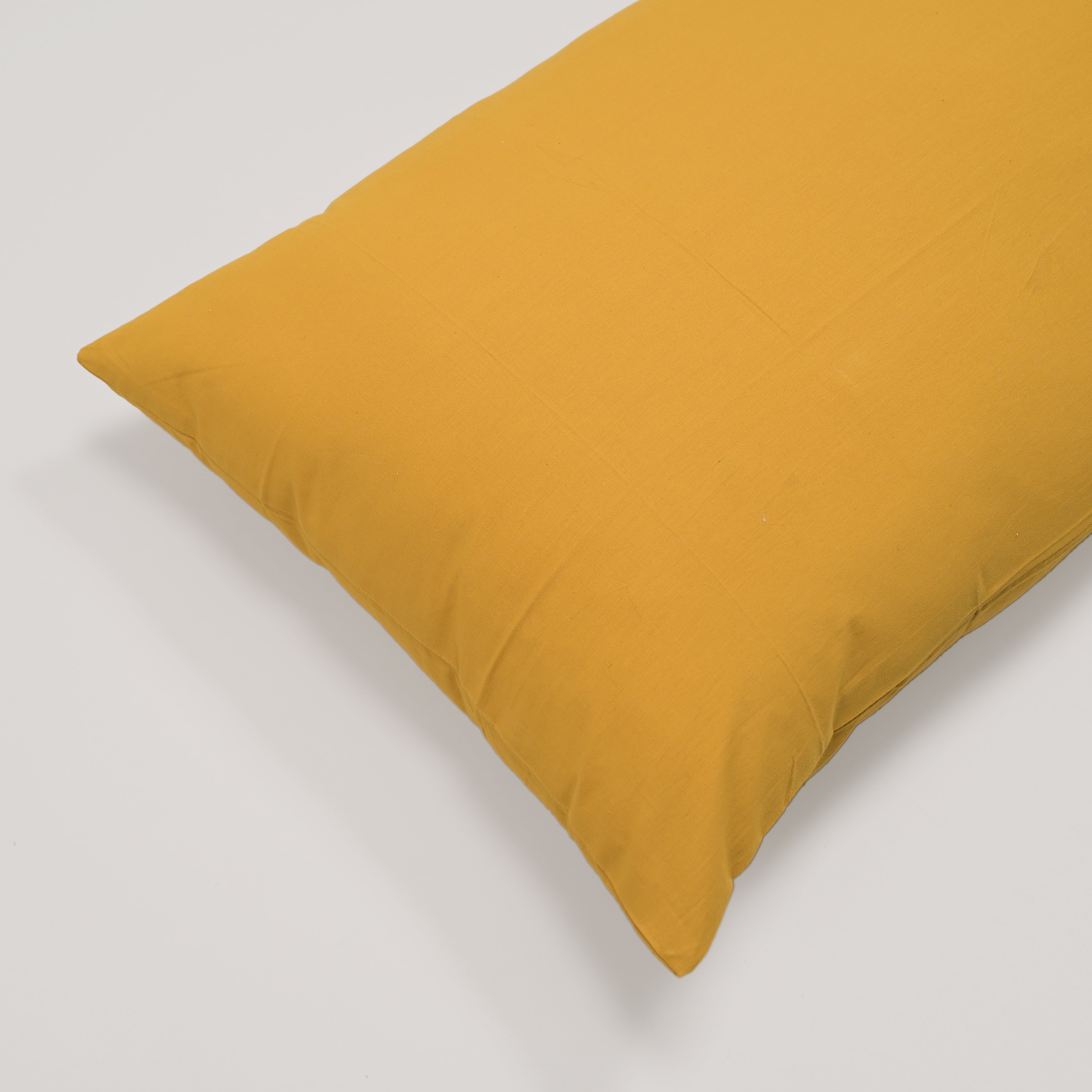 Tangerine Solid Bed Sheet
