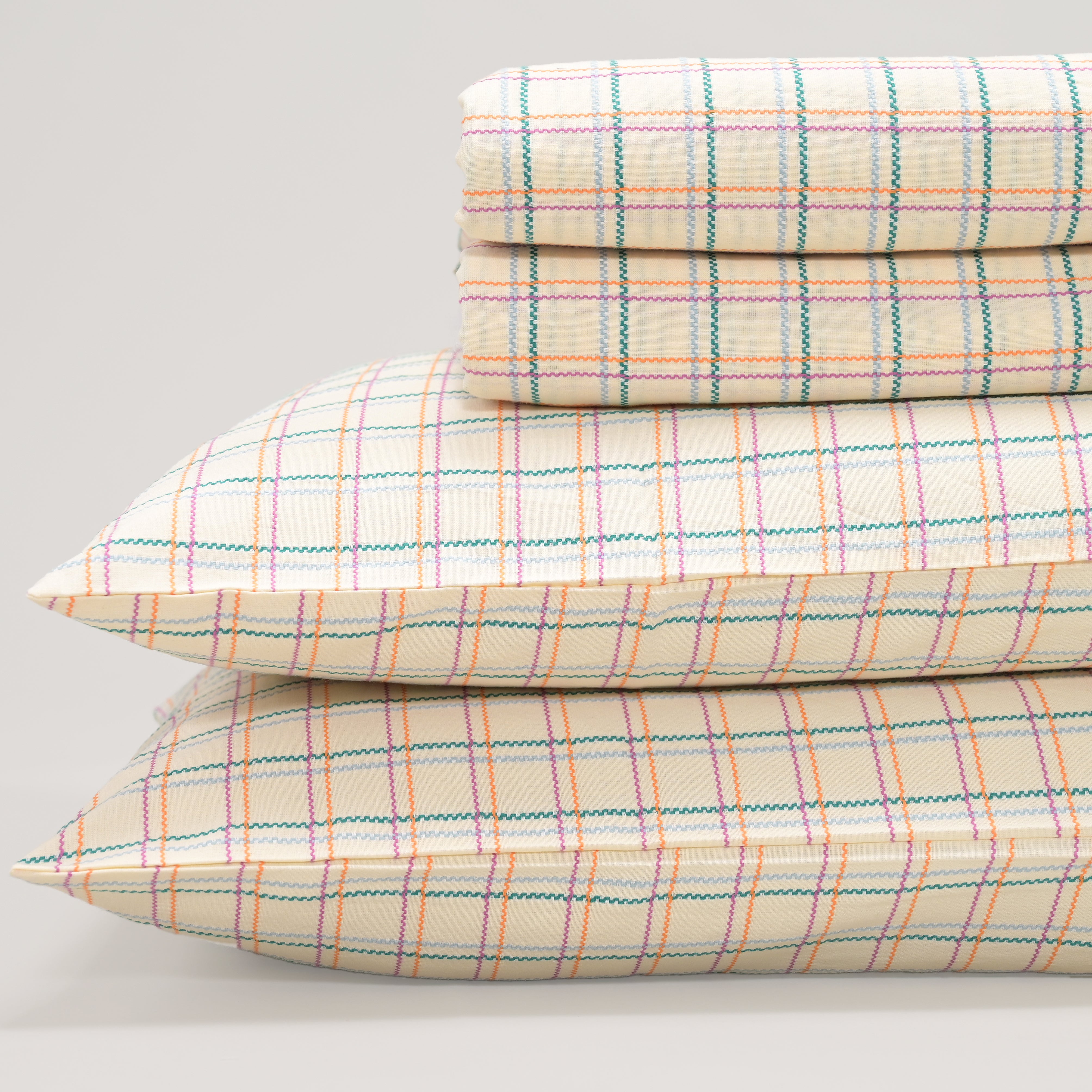 Wavy Checks Bedsheet