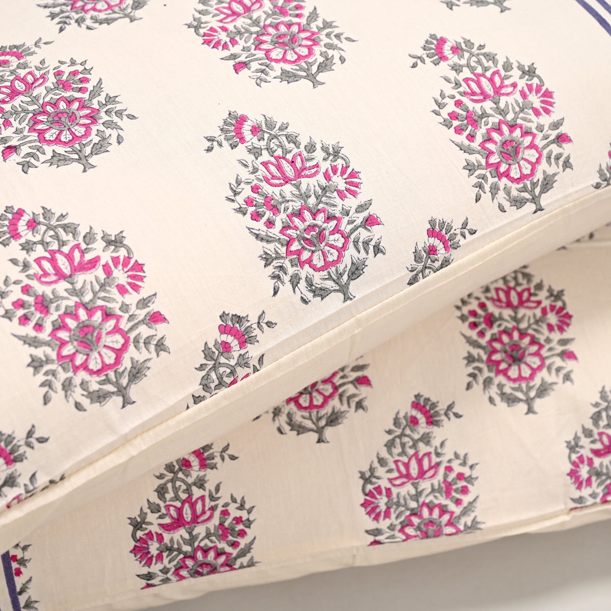 Anjuman Embroidered Printed Pillow Covers – Set of 2