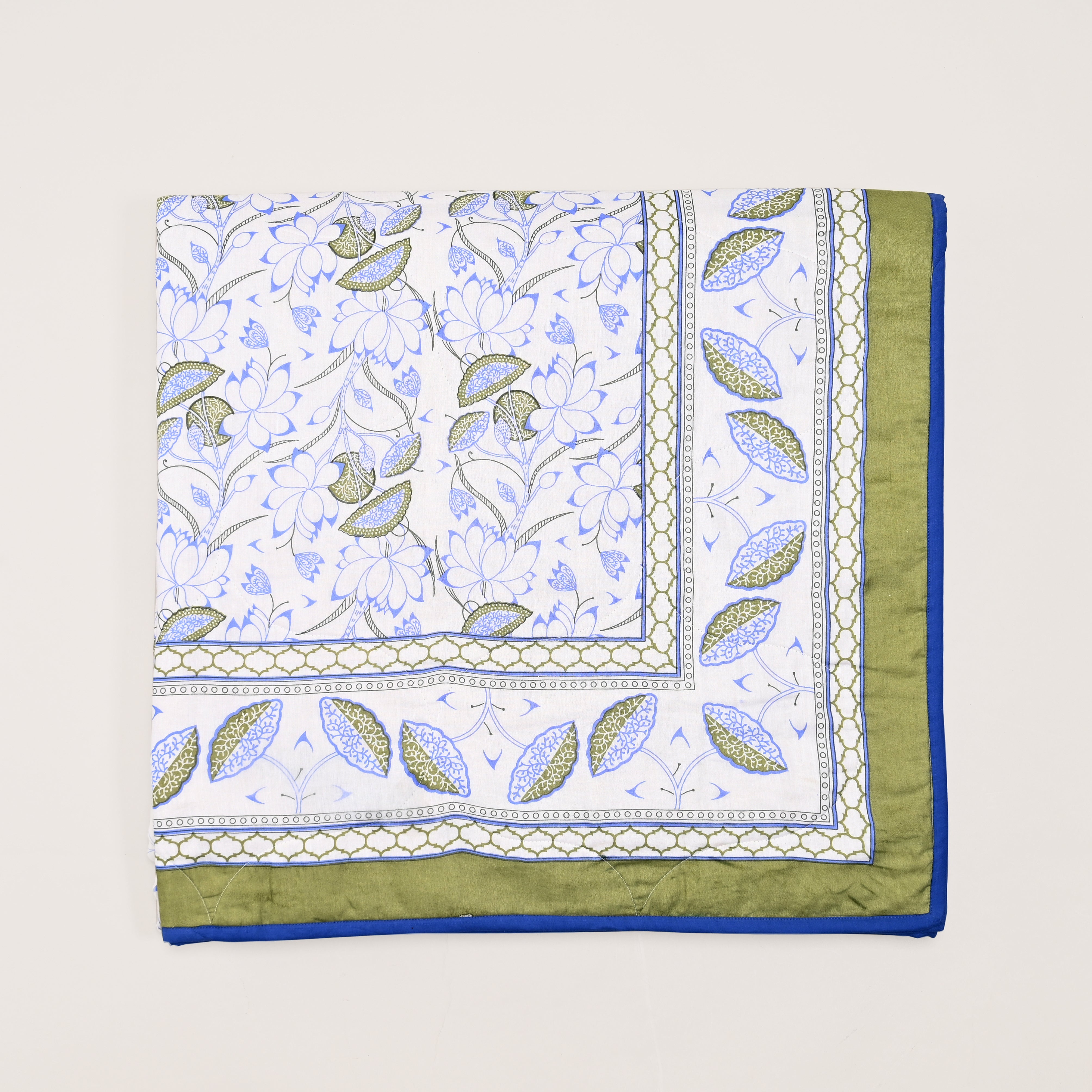 Lotus Garden Printed Lightweight Dohar