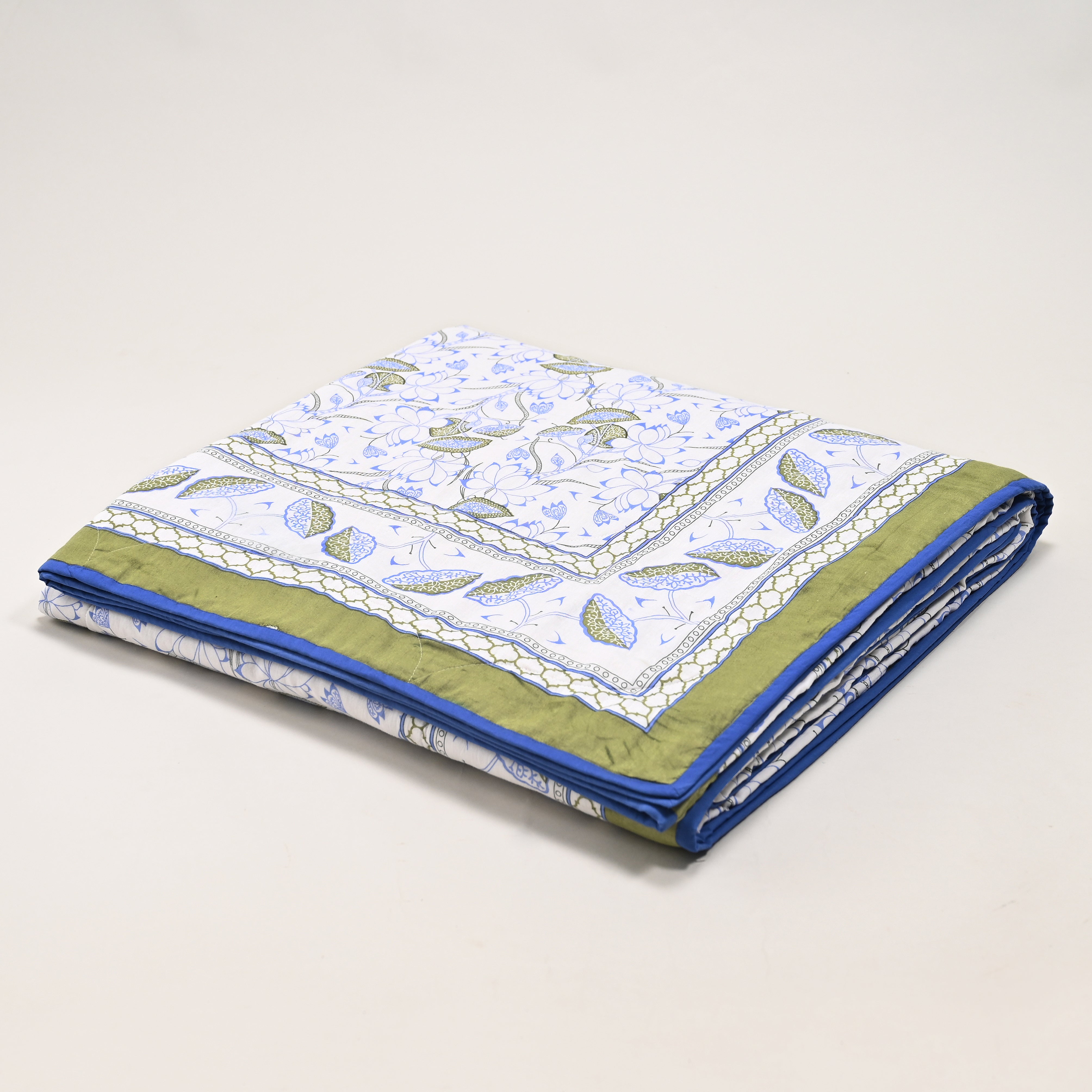 Lotus Garden Printed Lightweight Dohar