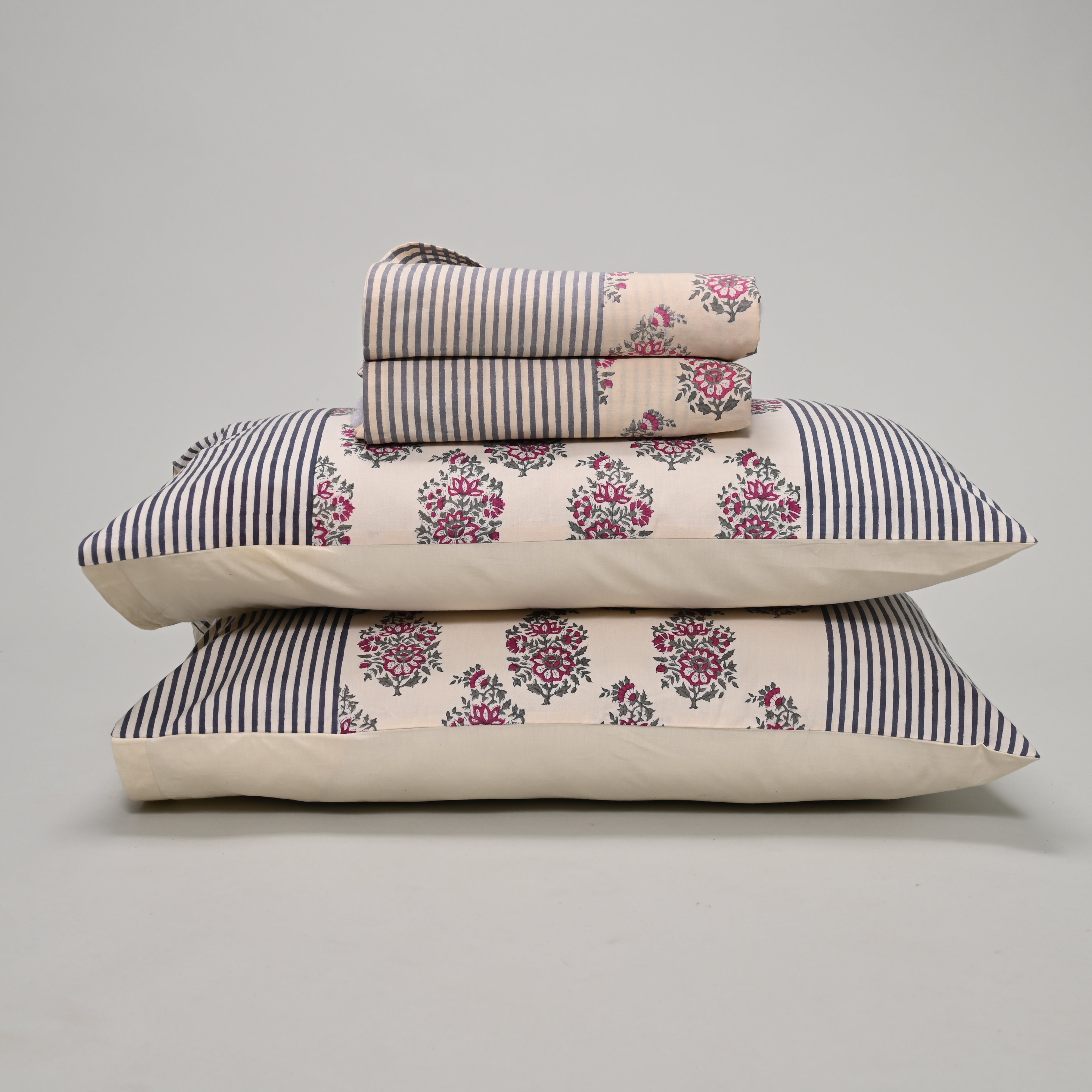 Anjuman Block Printed Bed Sheet