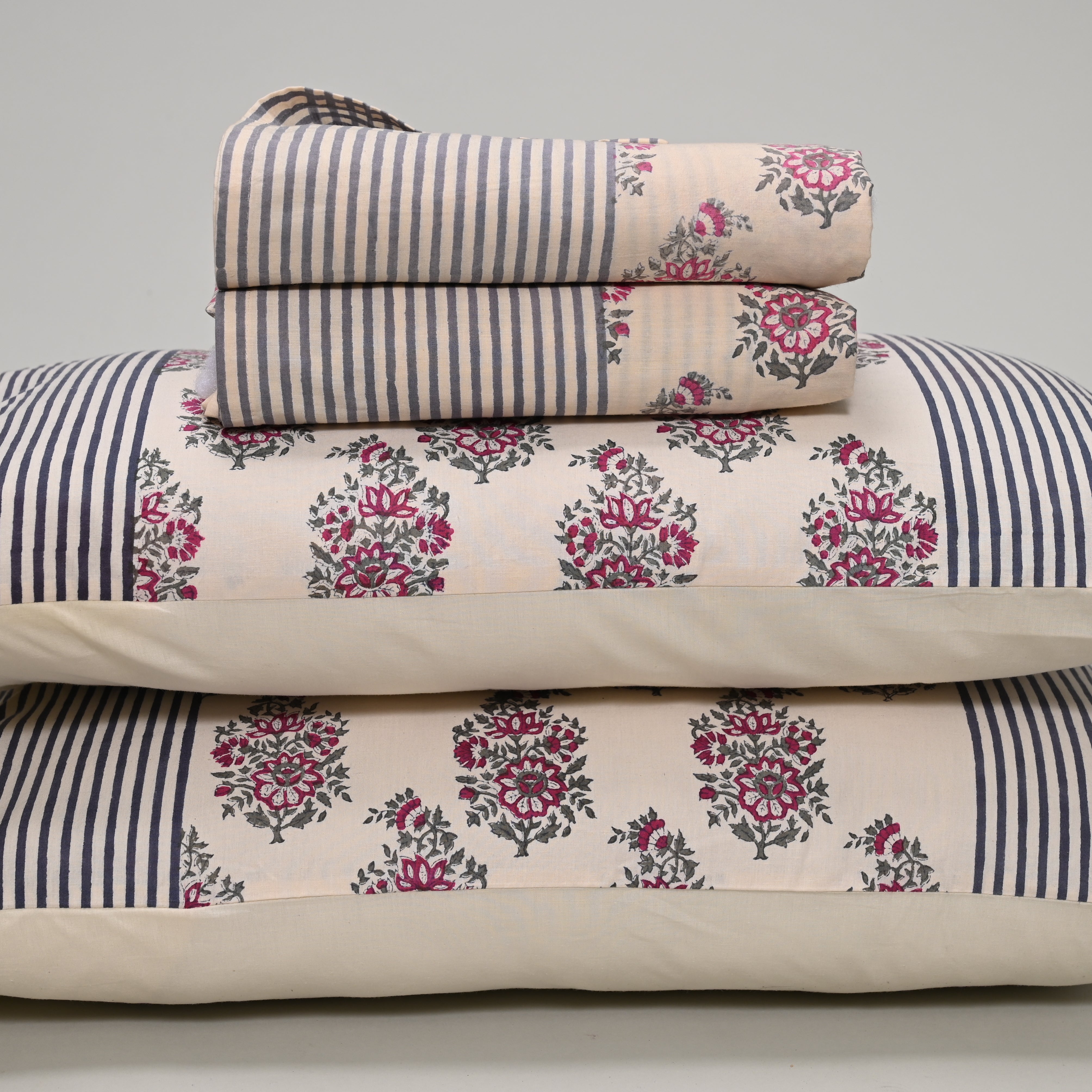 Anjuman Block Printed Bed Sheet