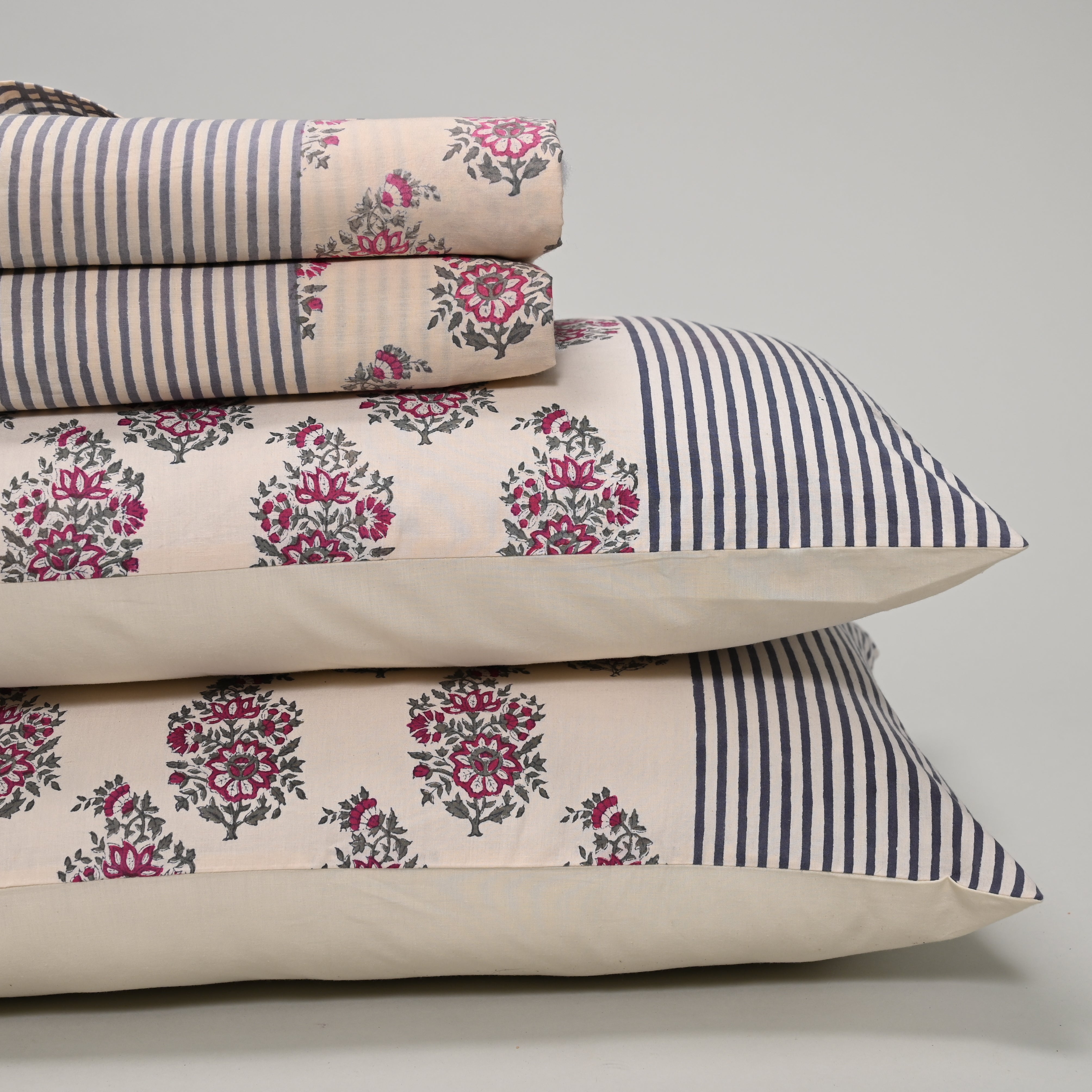 Anjuman Block Printed Bed Sheet