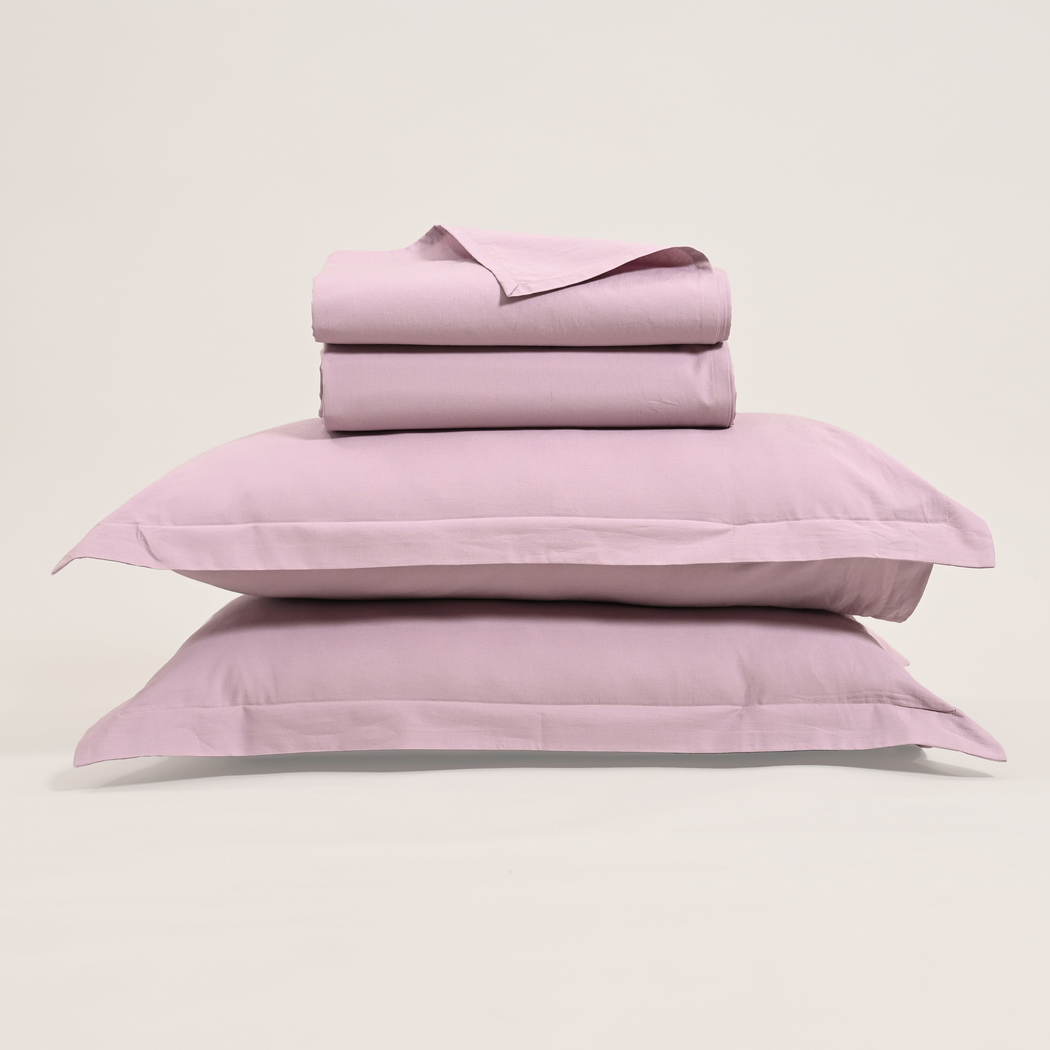 Regal Luxury Solid 300 TC Cotton Sheets - Soft, Breathable, and Durable Bedding Set