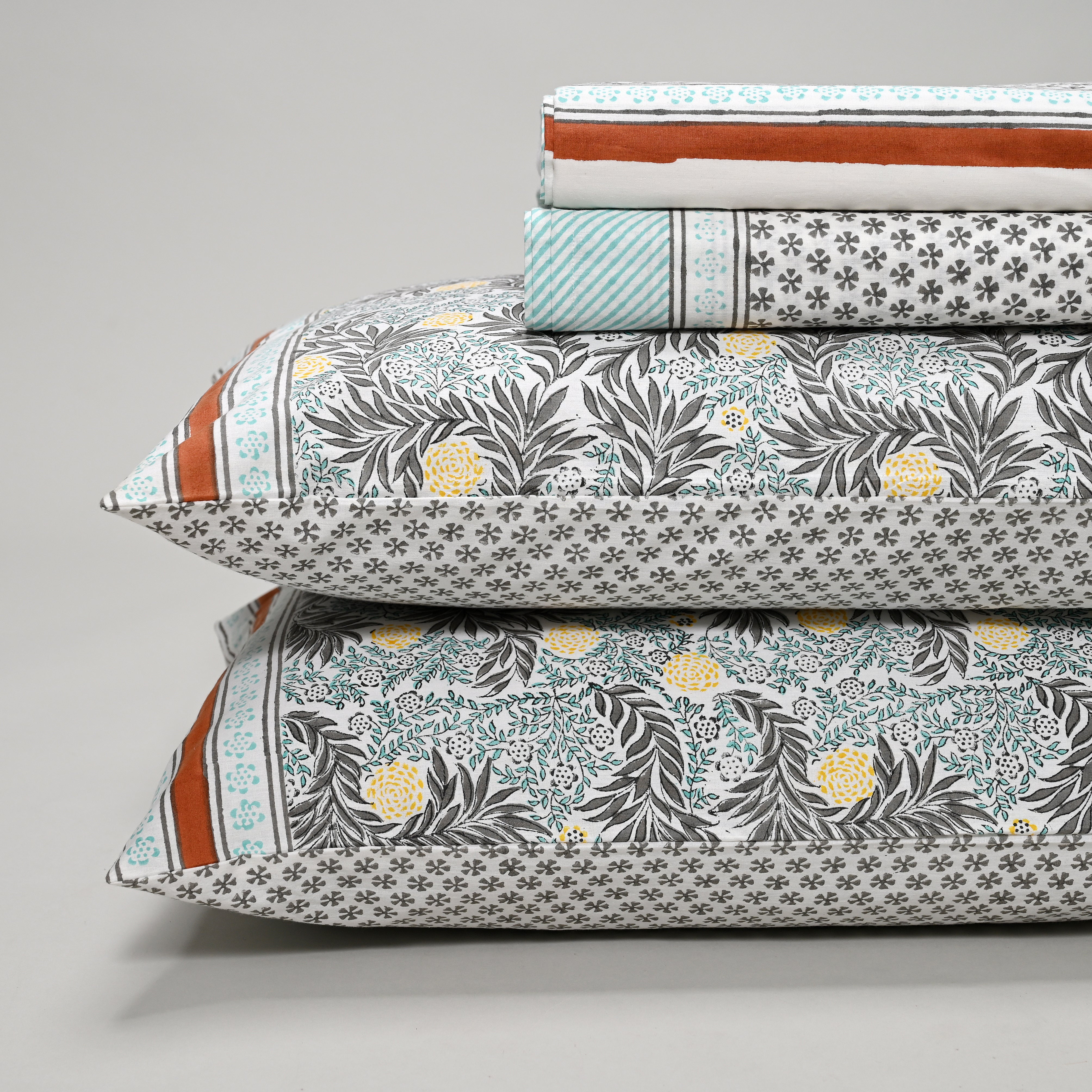 Ketki Block Printed Bedsheet