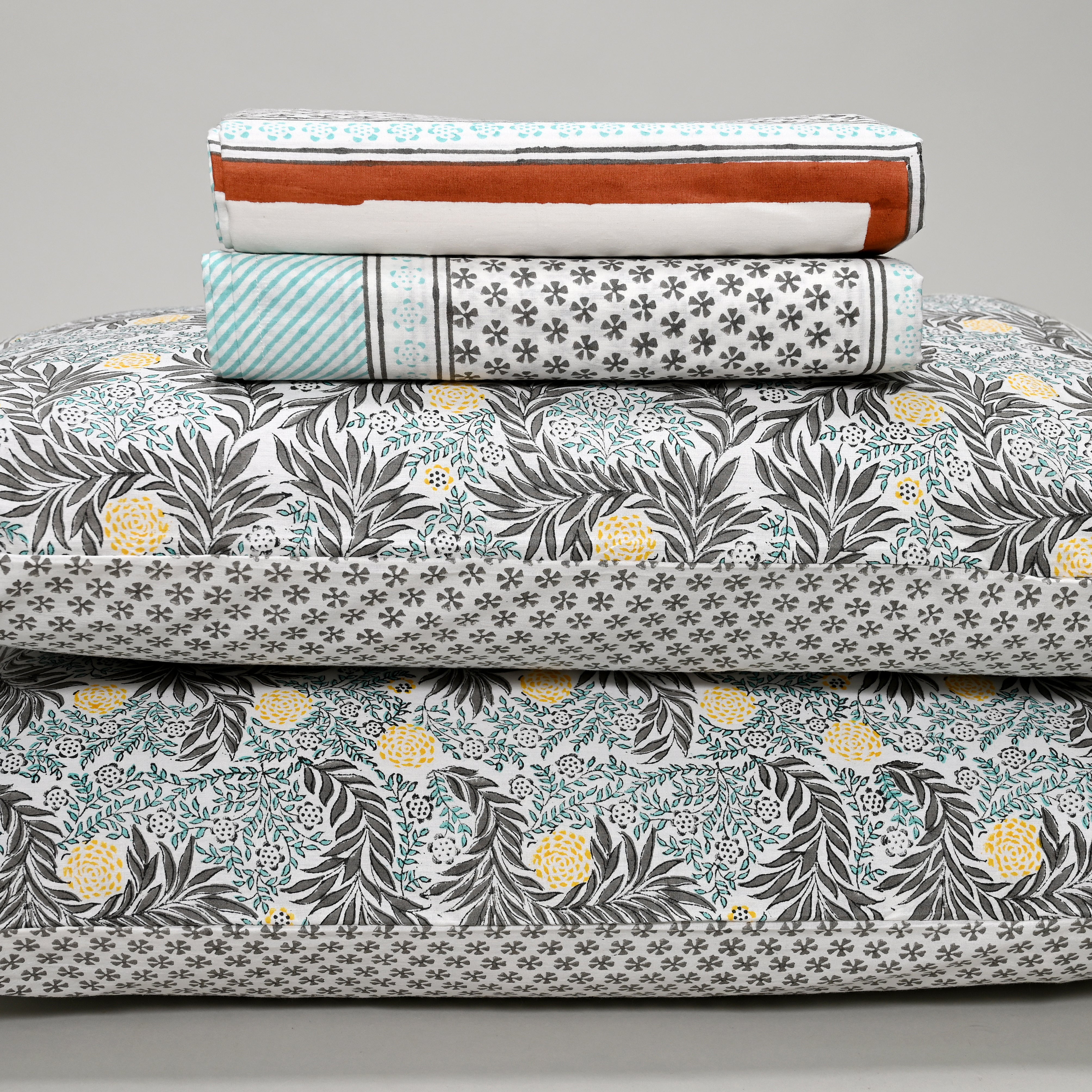 Ketki Block Printed Bedsheet