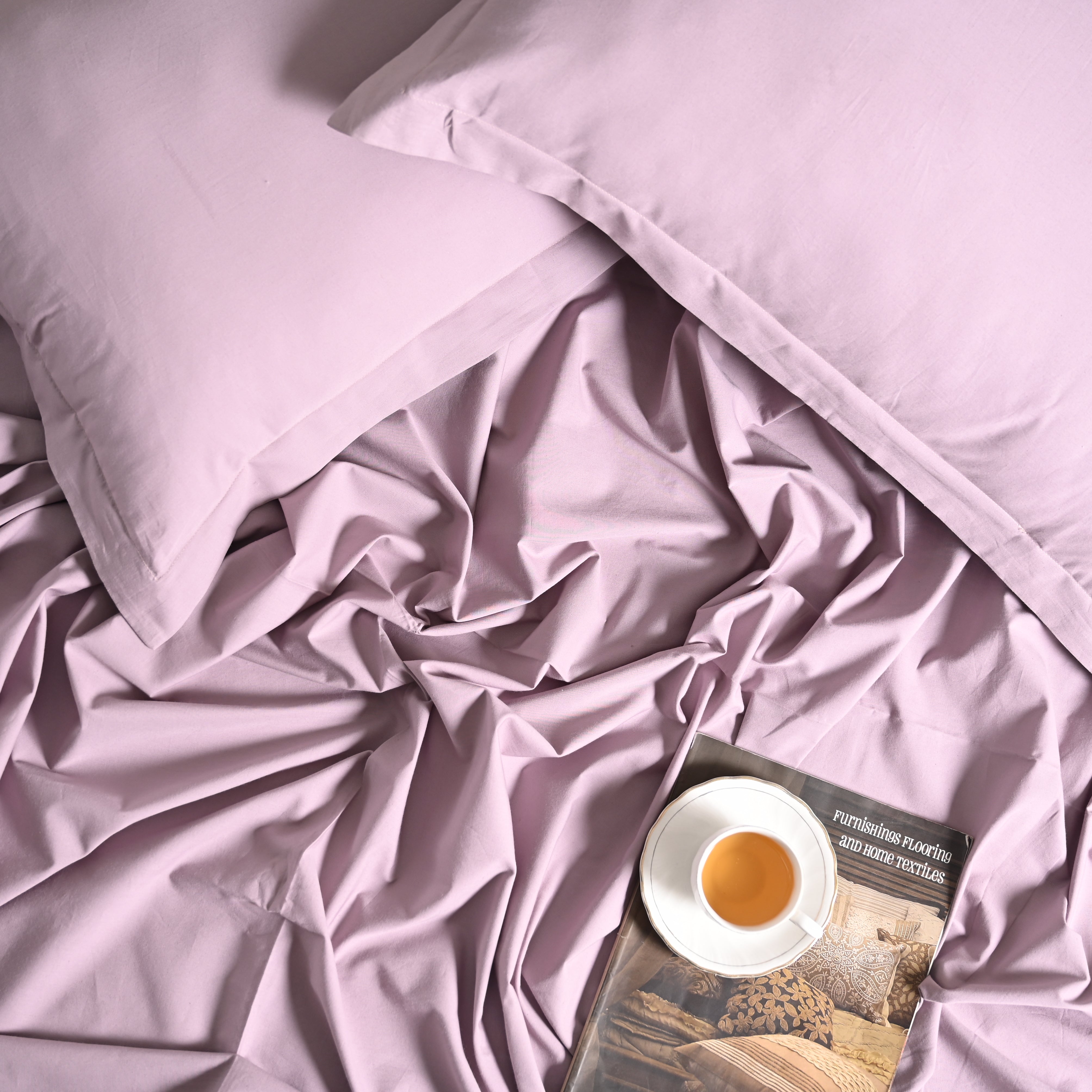 Regal Luxury Solid 300 TC Cotton Sheets - Soft, Breathable, and Durable Bedding Set