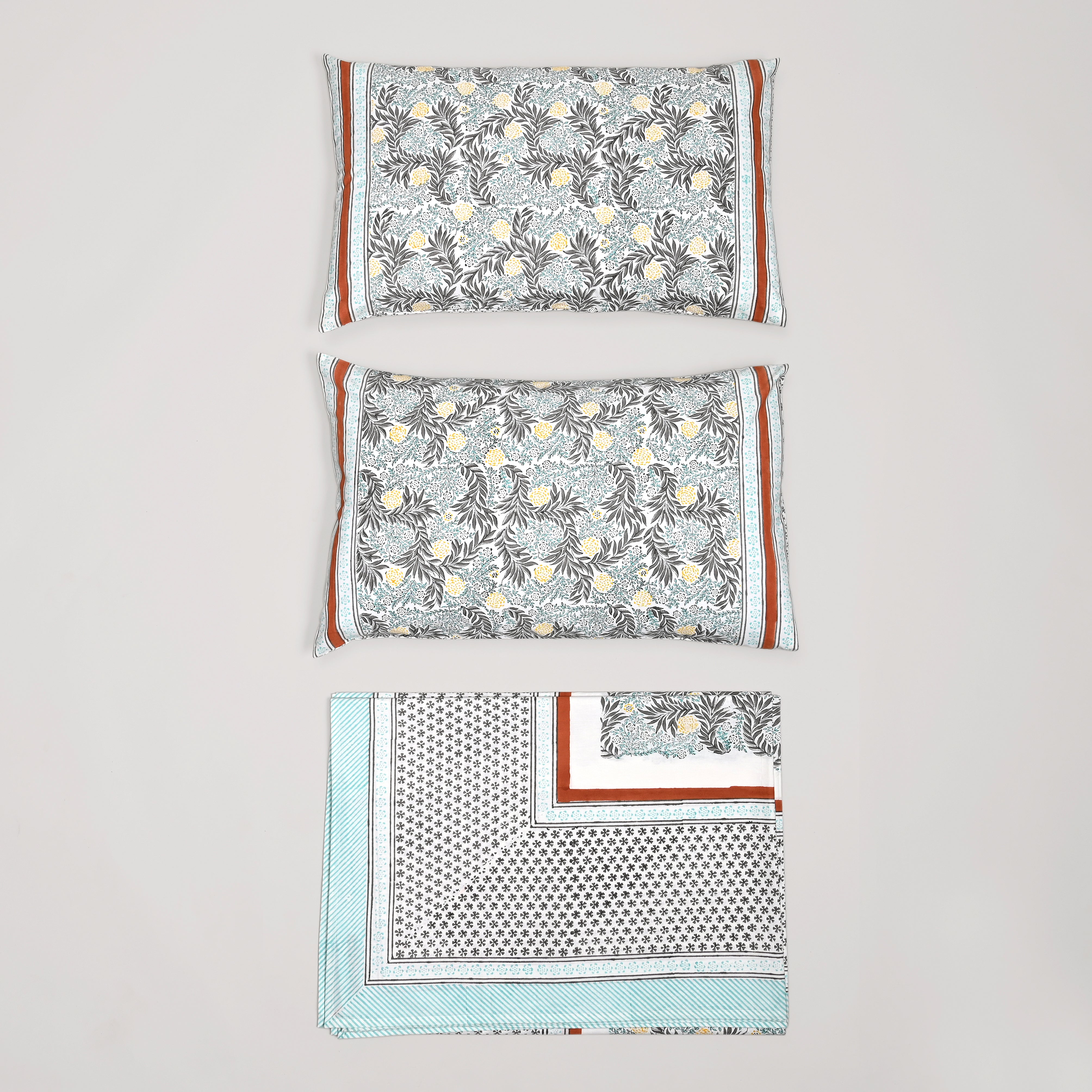 Ketki Block Printed Bedsheet