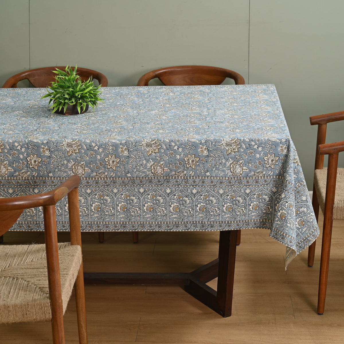 Florence Hand Block Printed Table Cover