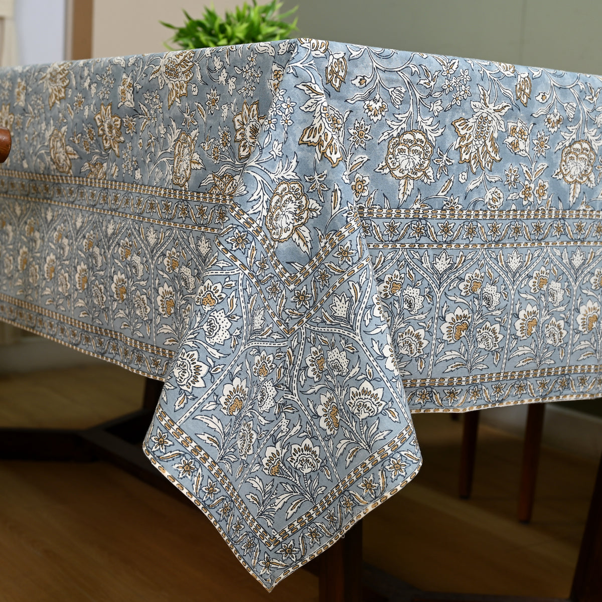 Florence Hand Block Printed Table Cover