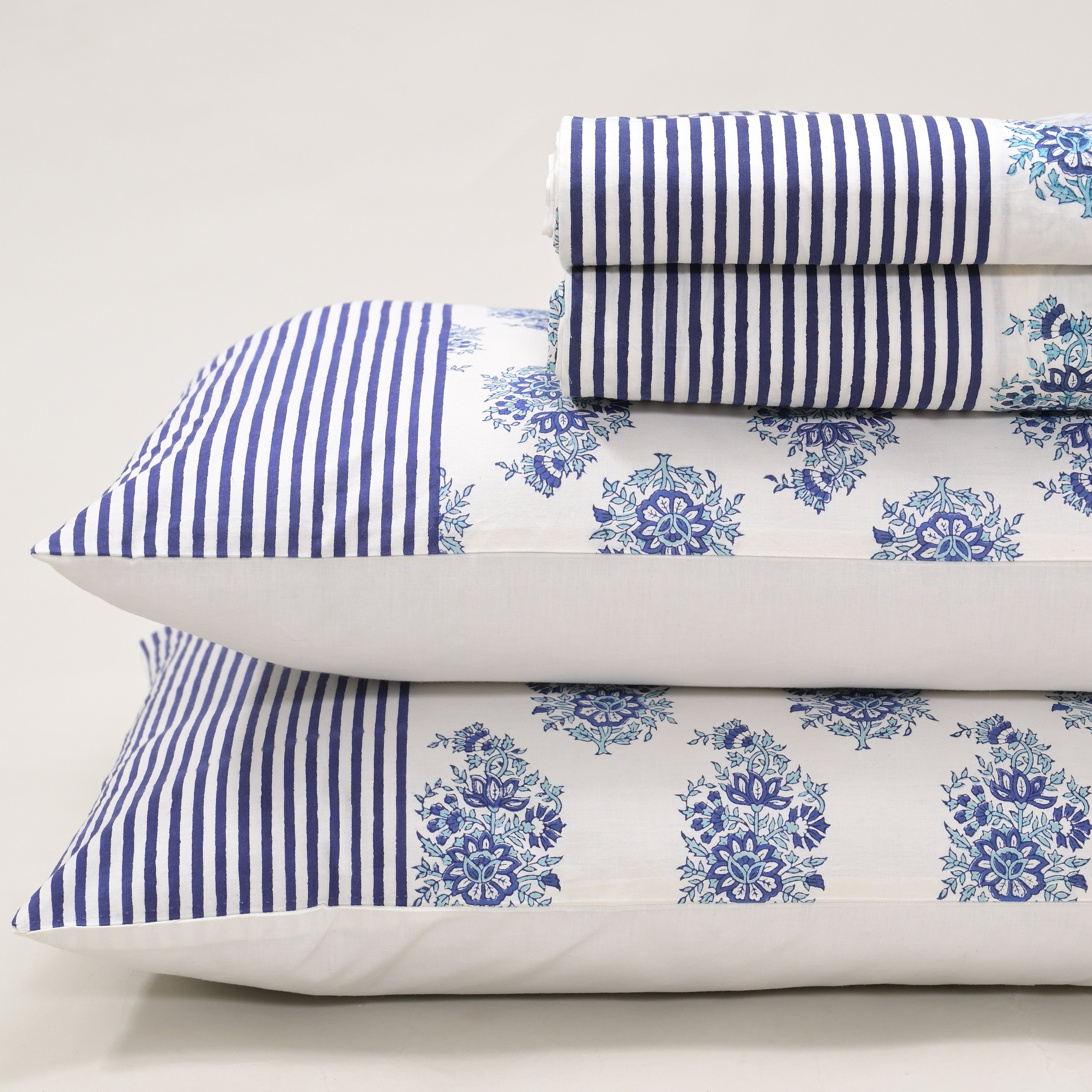 Anjuman Block Printed Bed Sheet