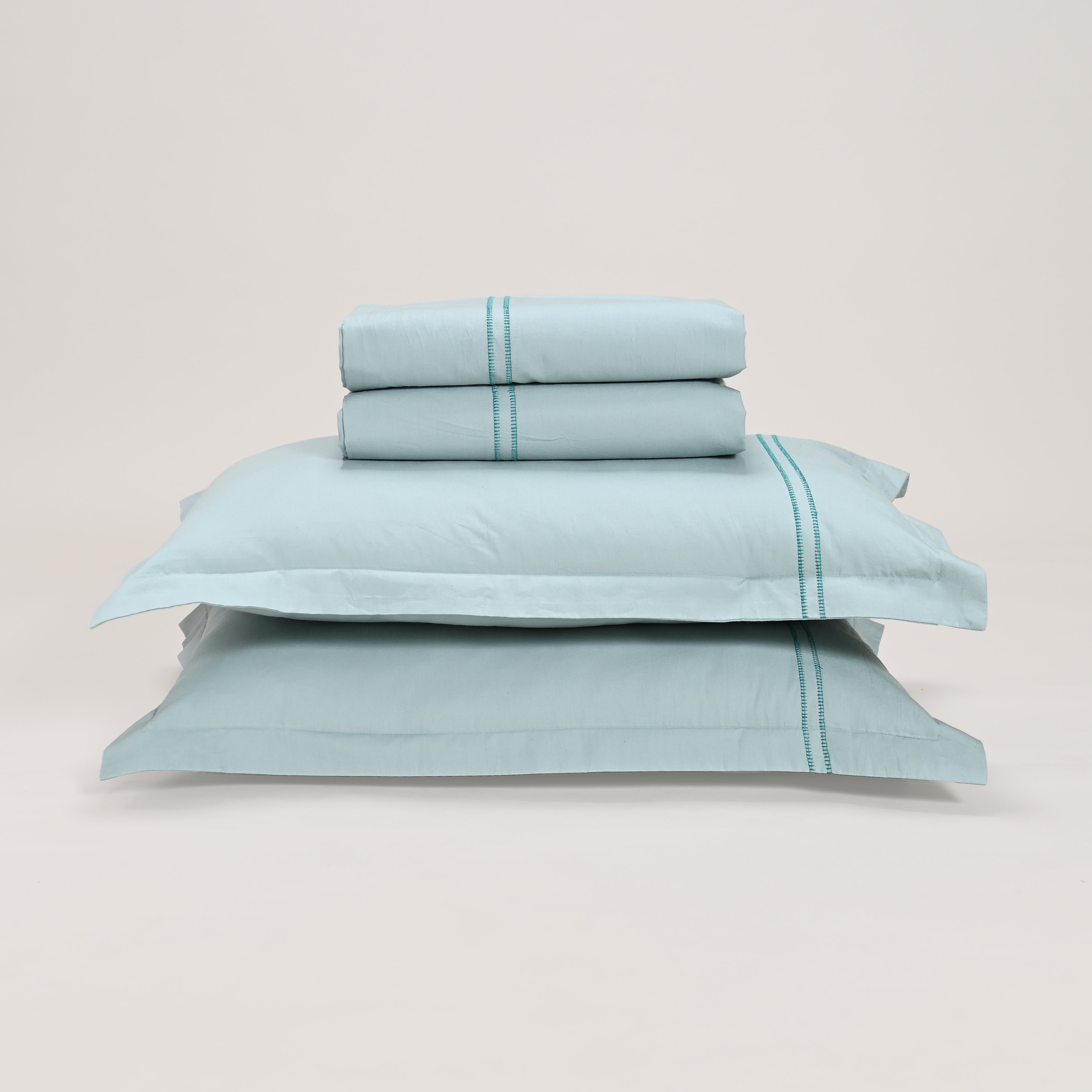 Regal Embroidered 300 TC Luxury Cotton Sheets - Premium Embroidered Bedding Set for Comfort & Style