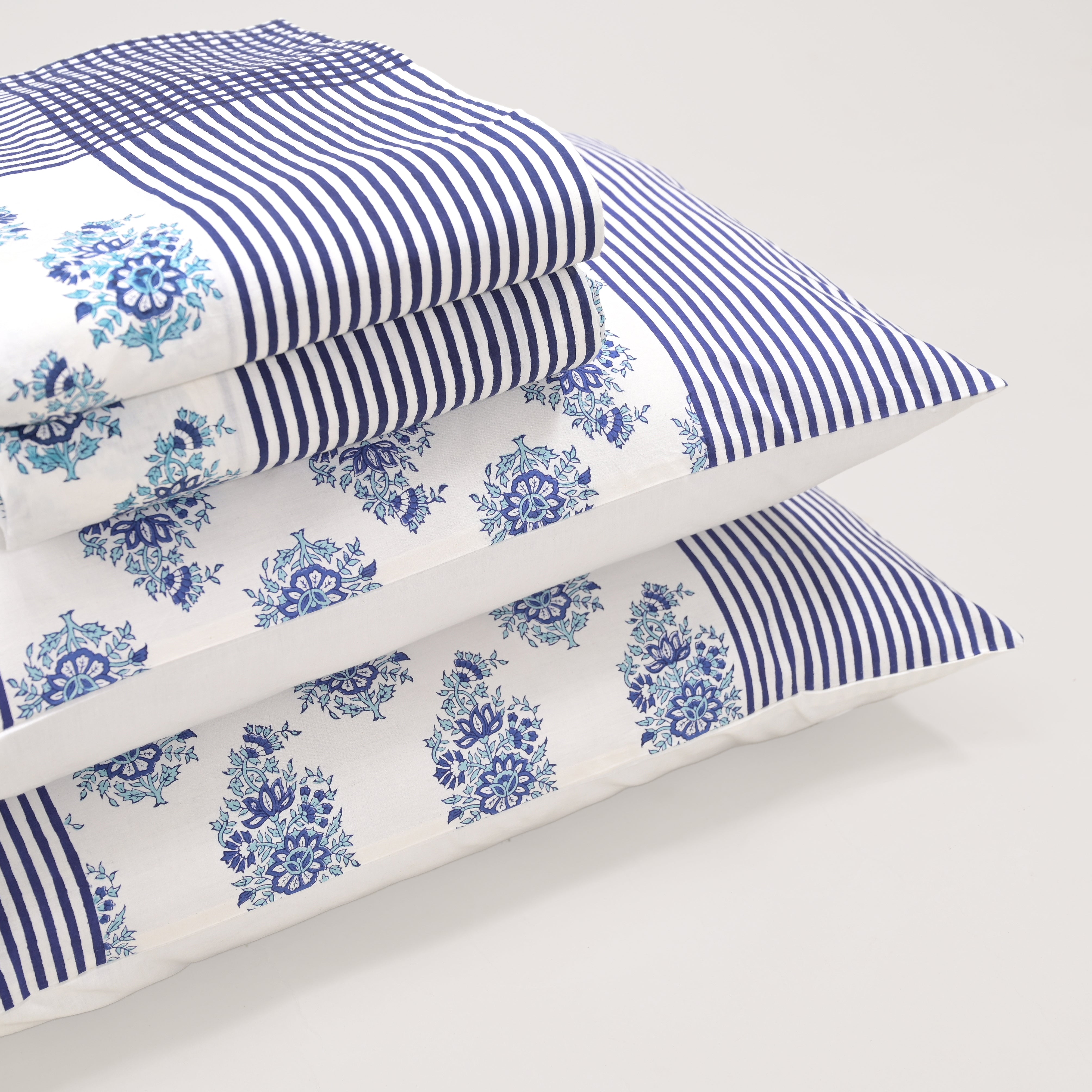 Anjuman Block Printed Bed Sheet