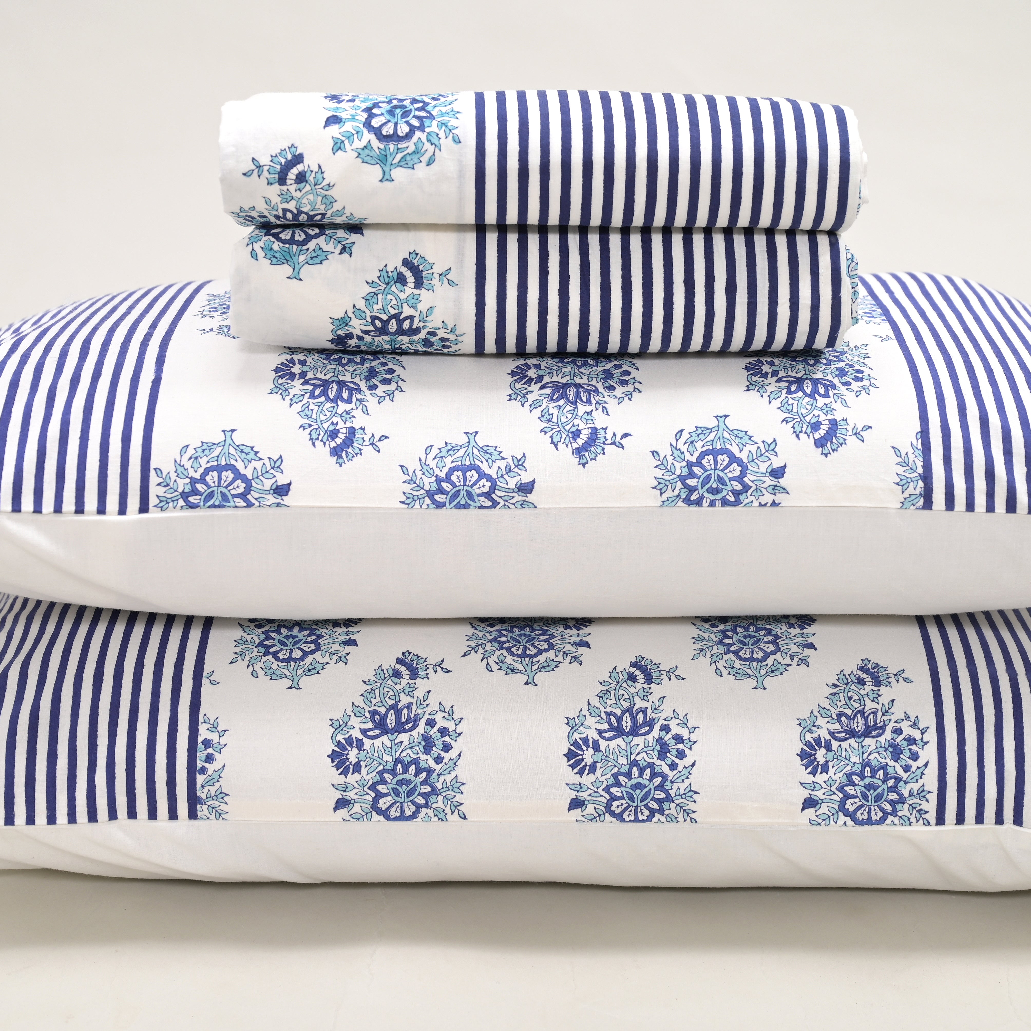 Anjuman Block Printed Bed Sheet