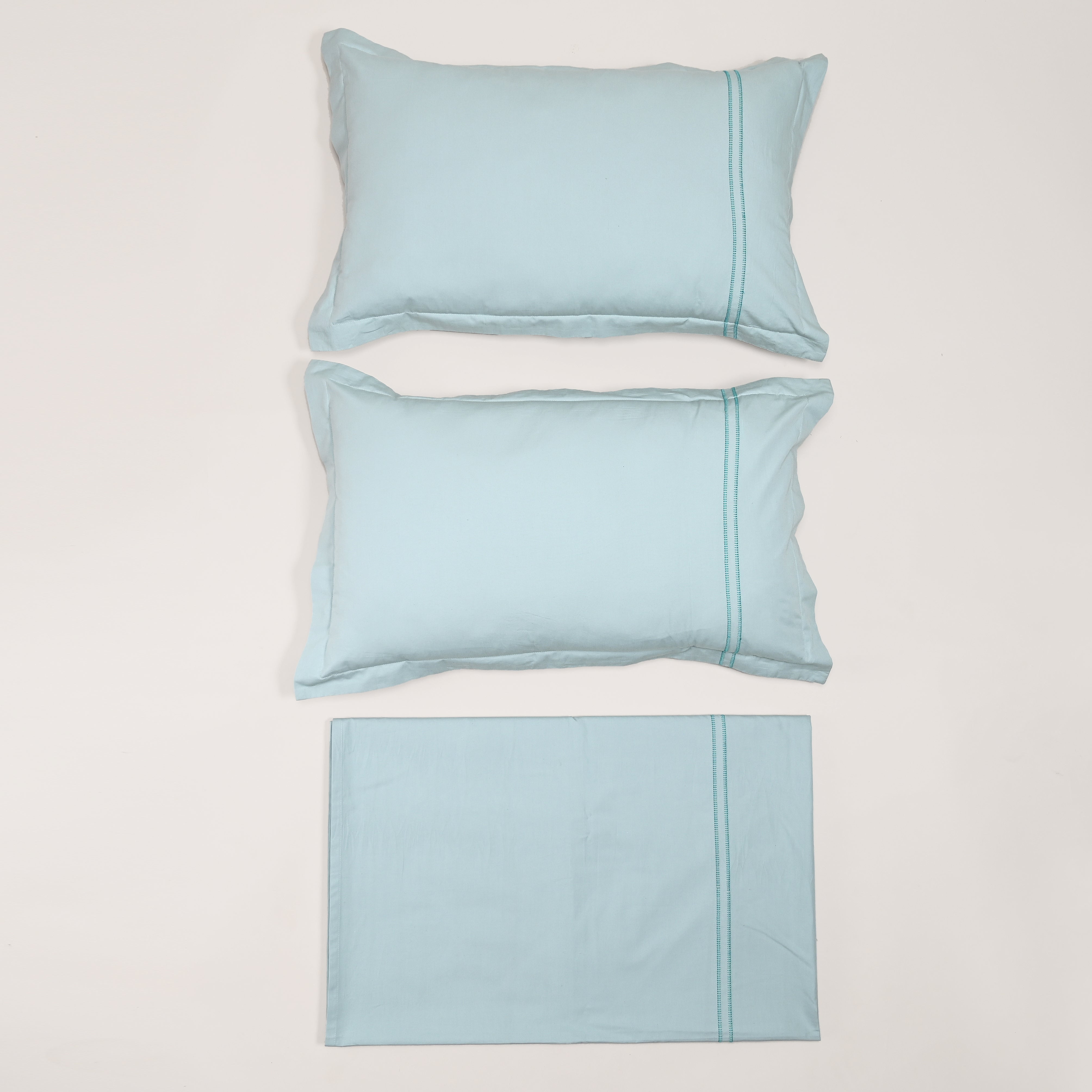 Regal Embroidered 300 TC Luxury Cotton Sheets - Premium Embroidered Bedding Set for Comfort & Style