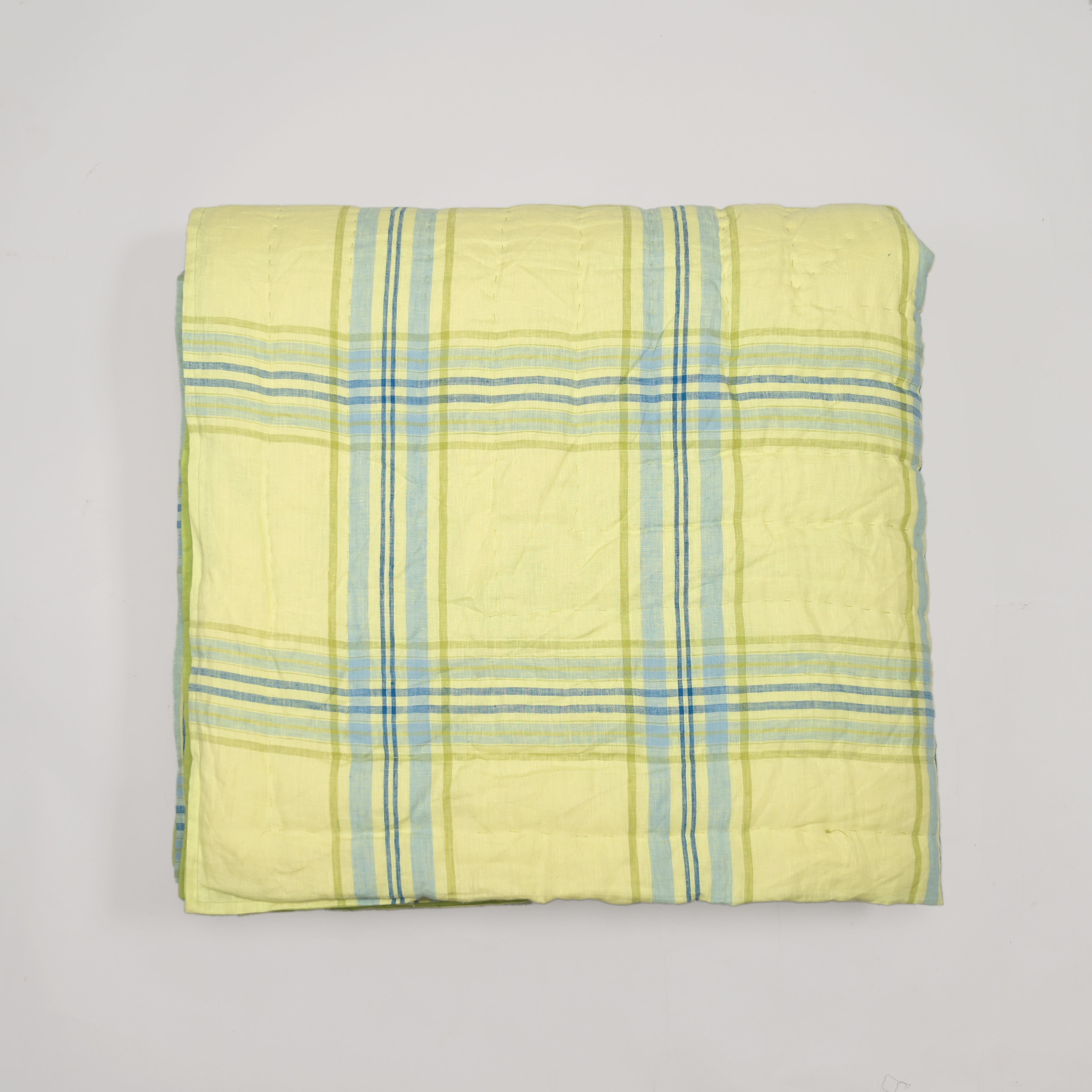 Lime Checkered Bliss Quilt