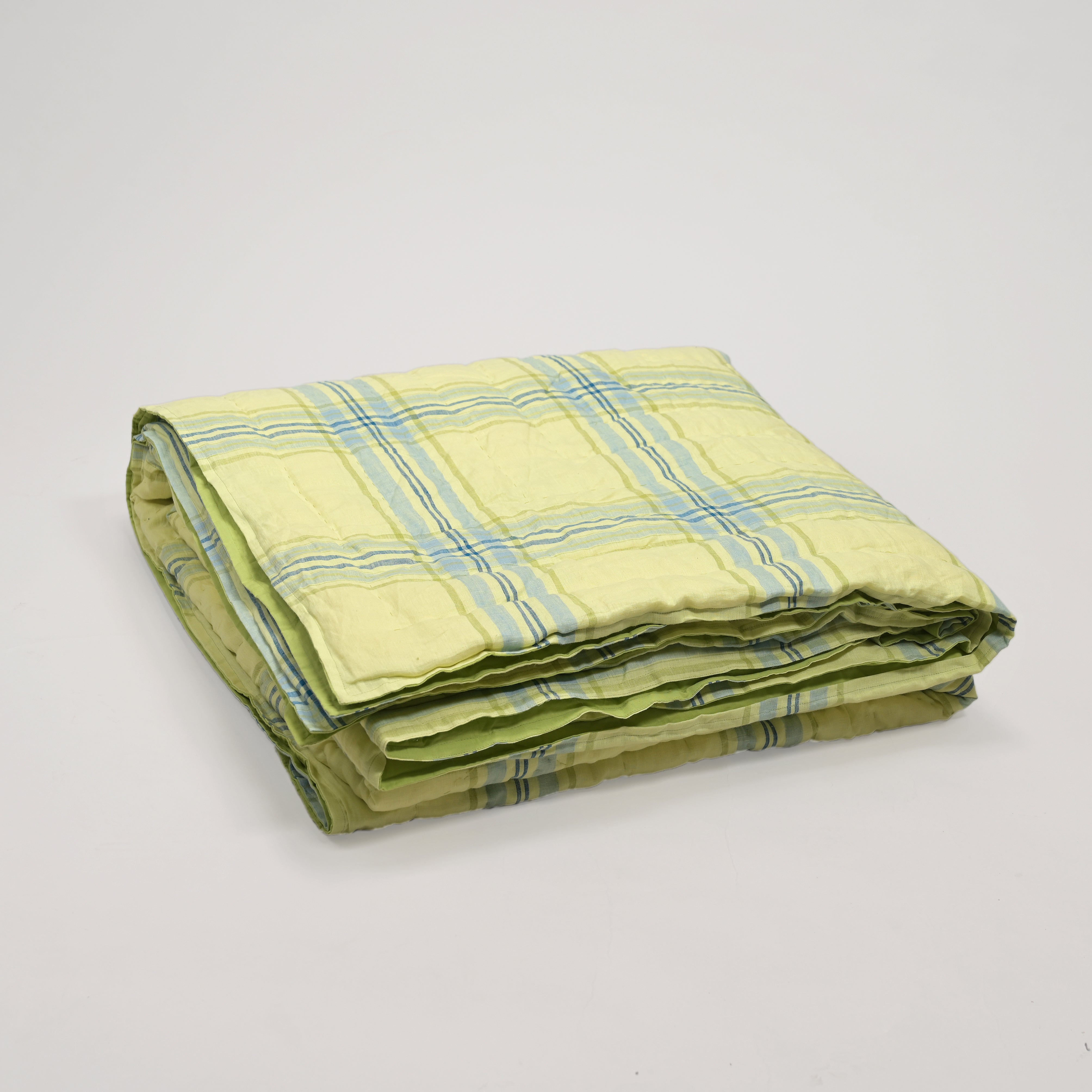 Lime Checkered Bliss Quilt