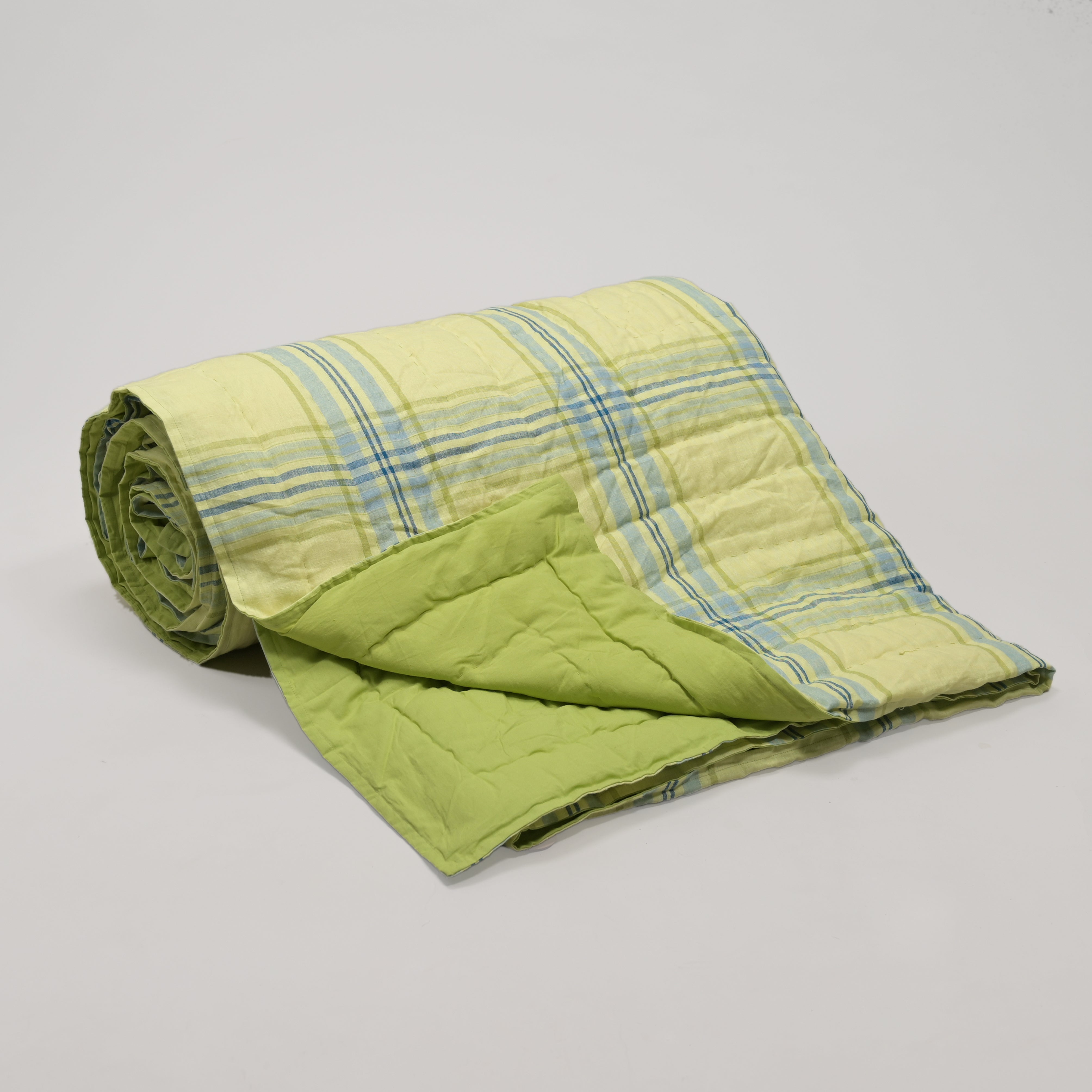 Lime Checkered Bliss Quilt