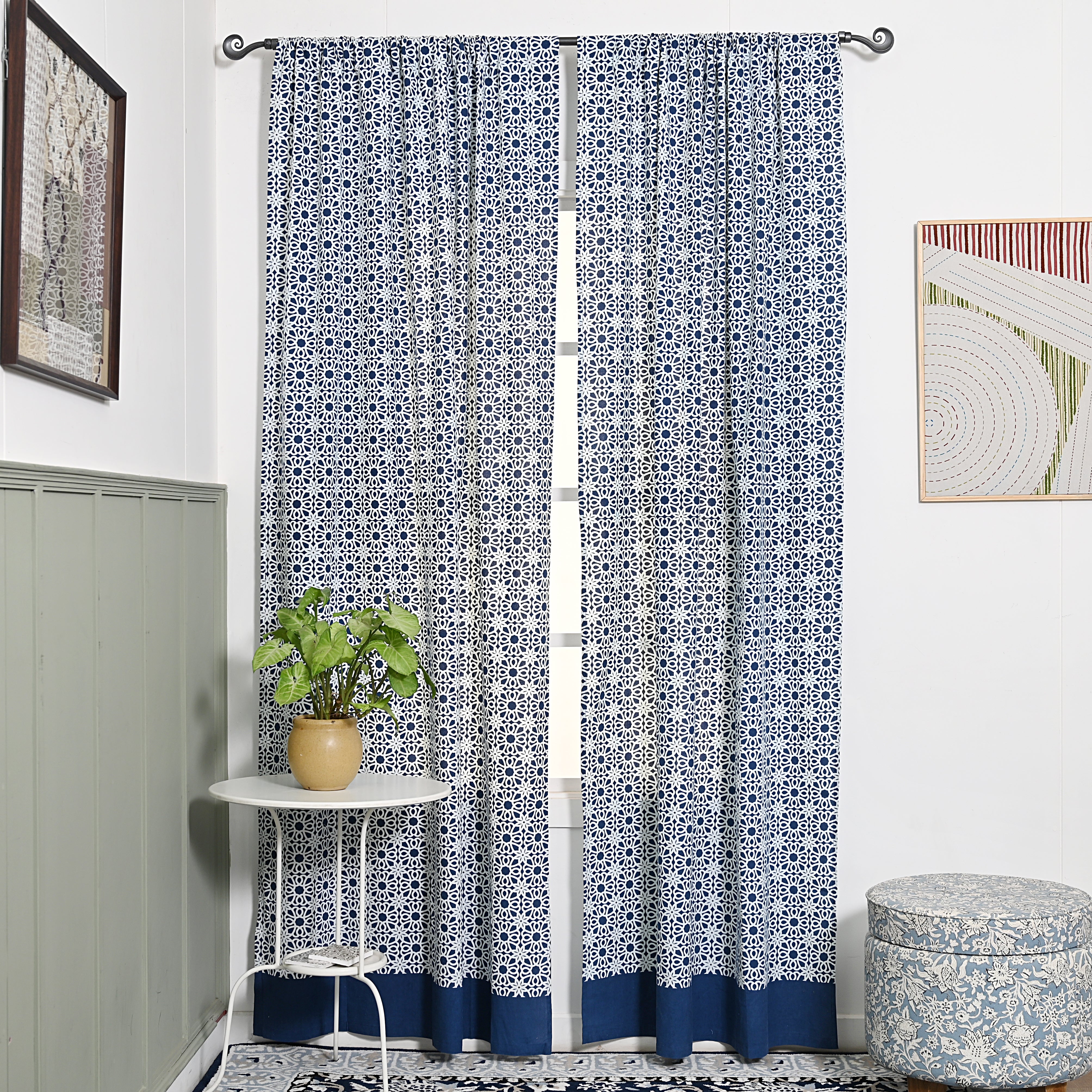 Labyrinth Enigma Curtain 2 Pc Set