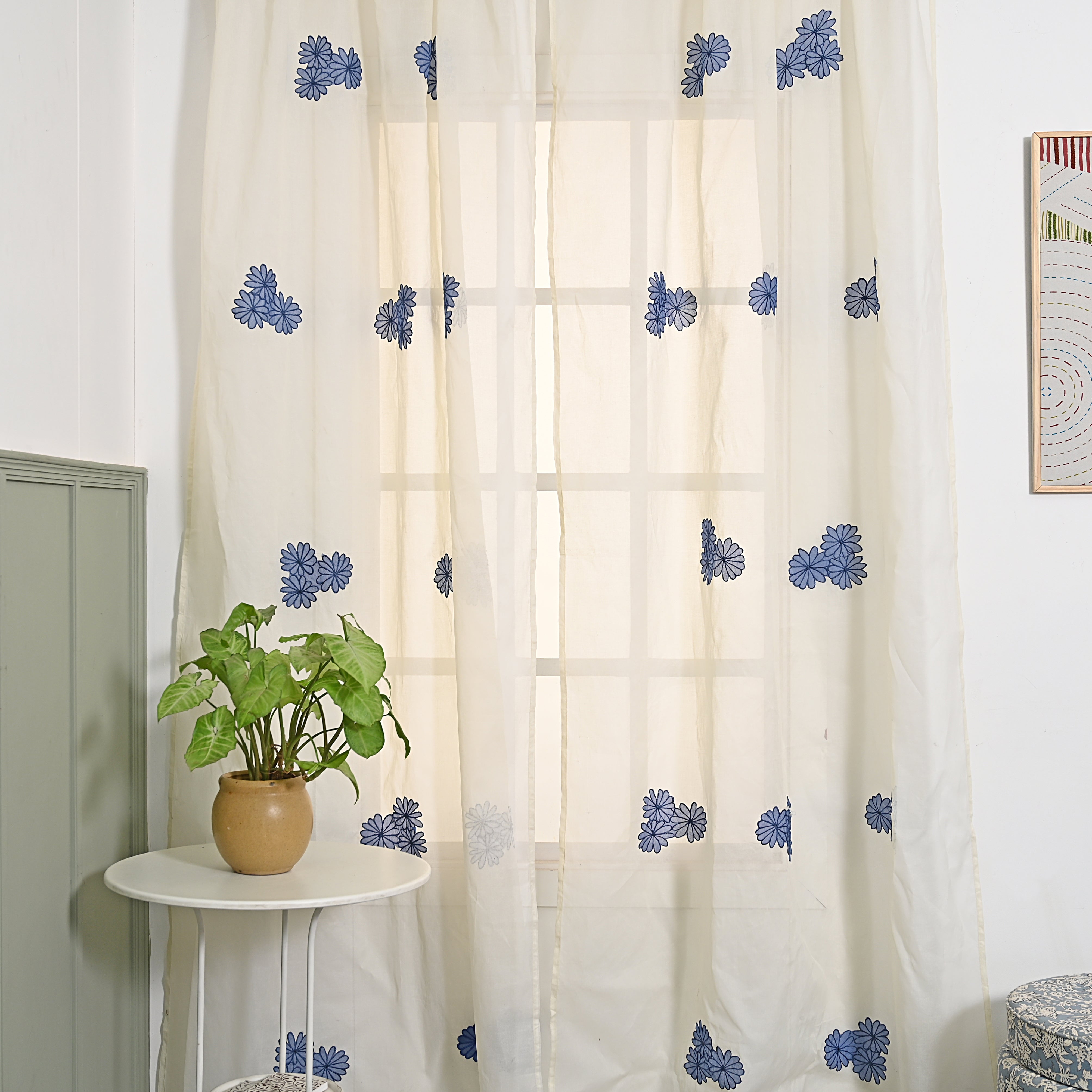 All Over Patch Curtains 2 Pc