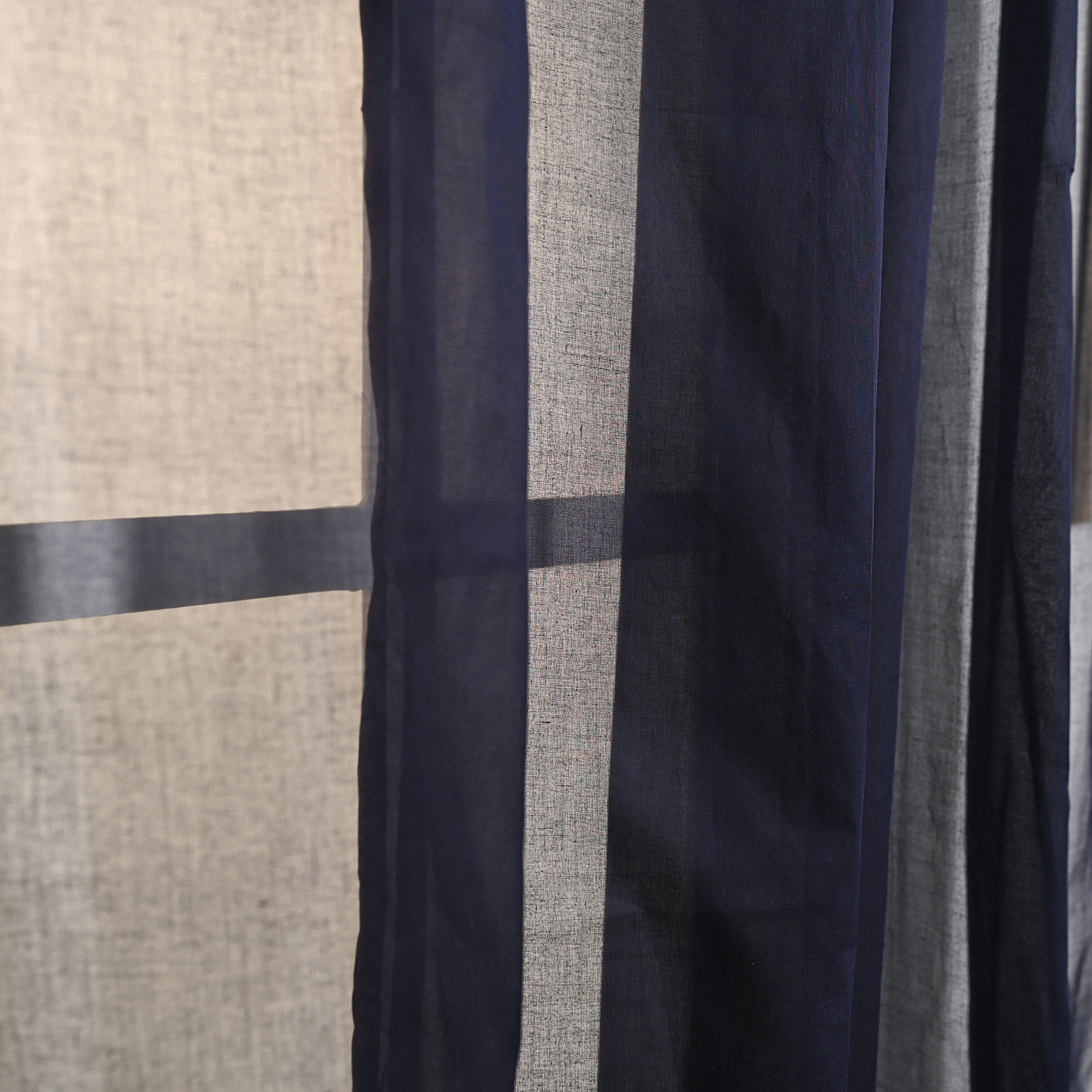 Oragana Charcoal Curtain 2 Pc Set