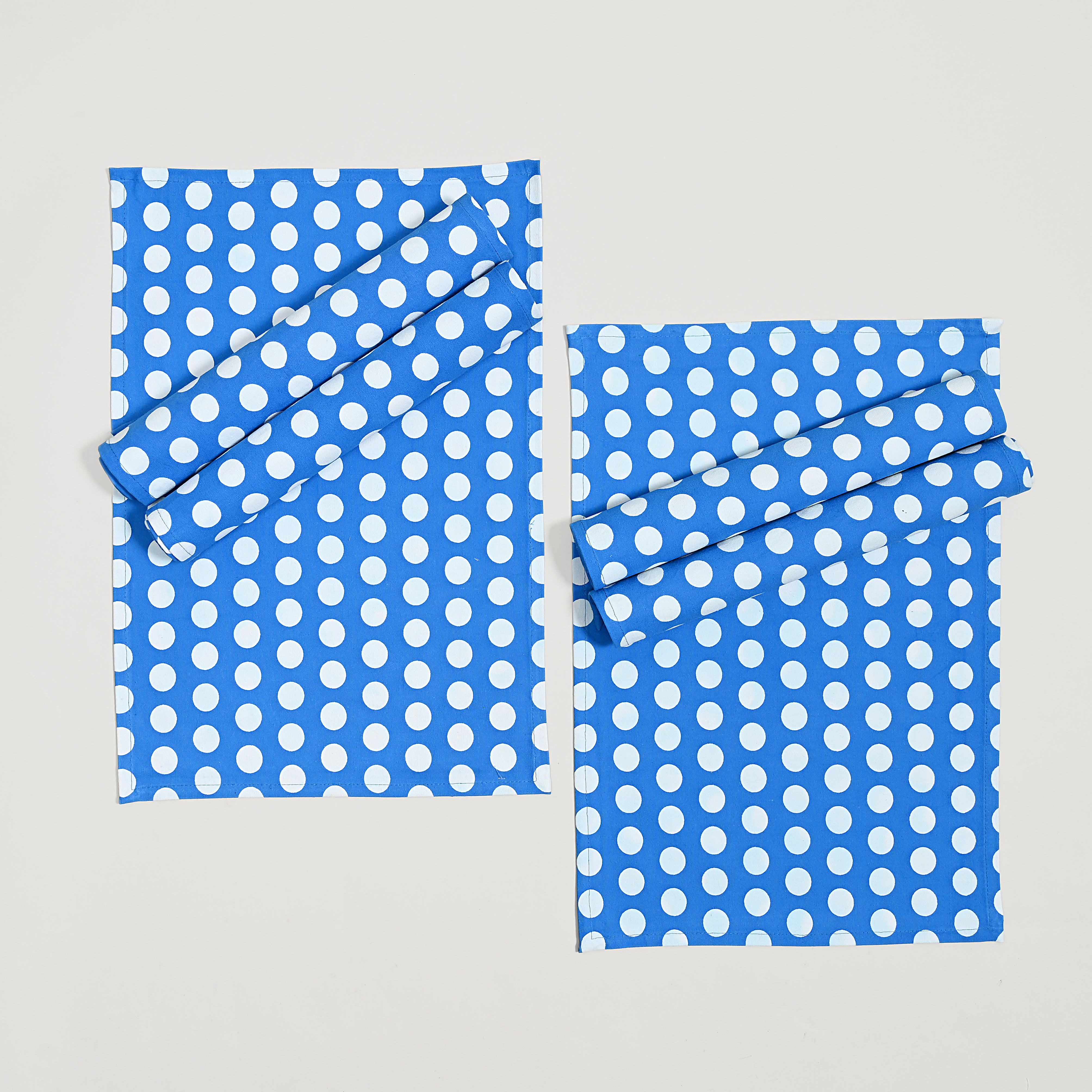 Polka Dott Placemat 6 Pc Set