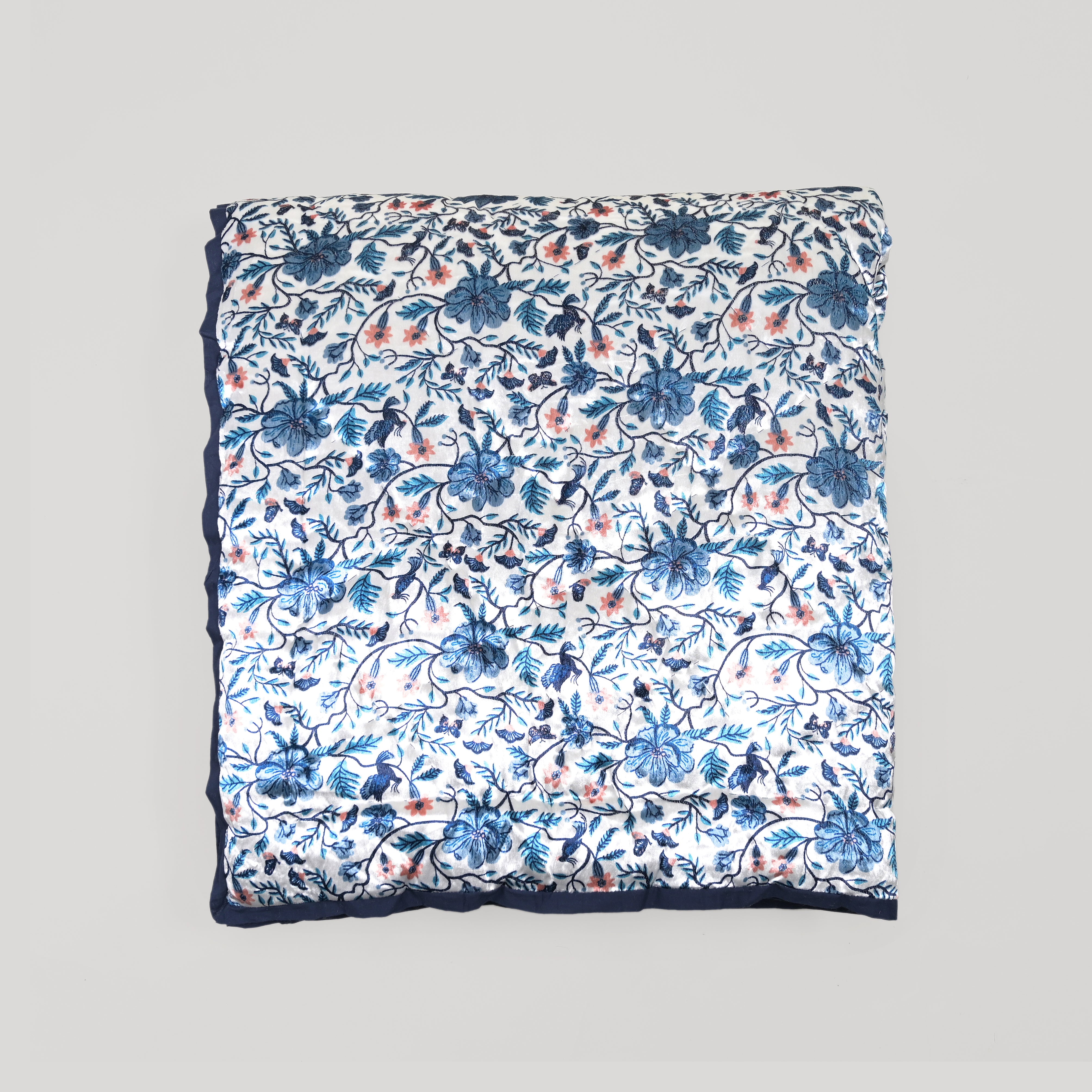 Winter Azure Velvet Bliss Quilt
