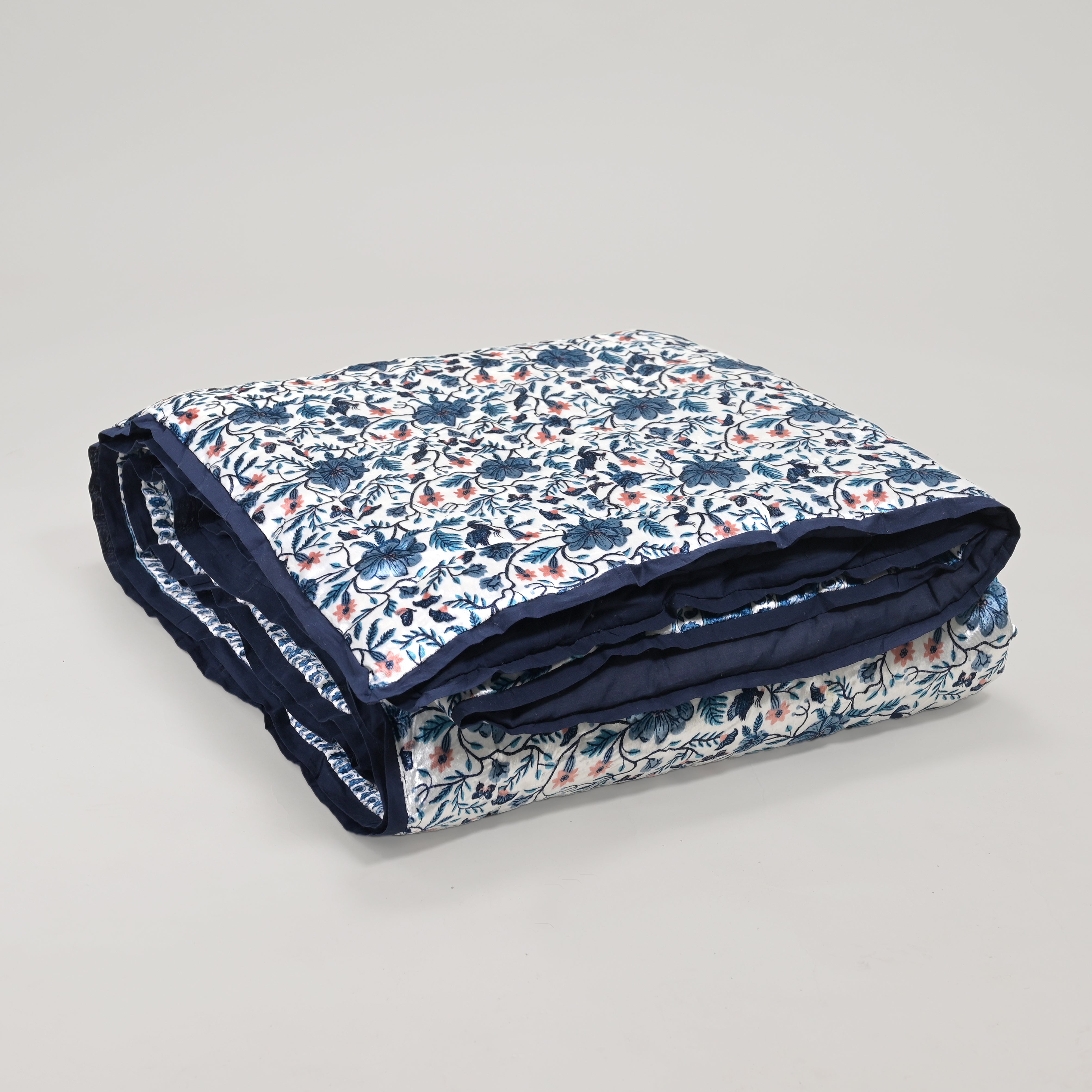 Winter Azure Velvet Bliss Quilt