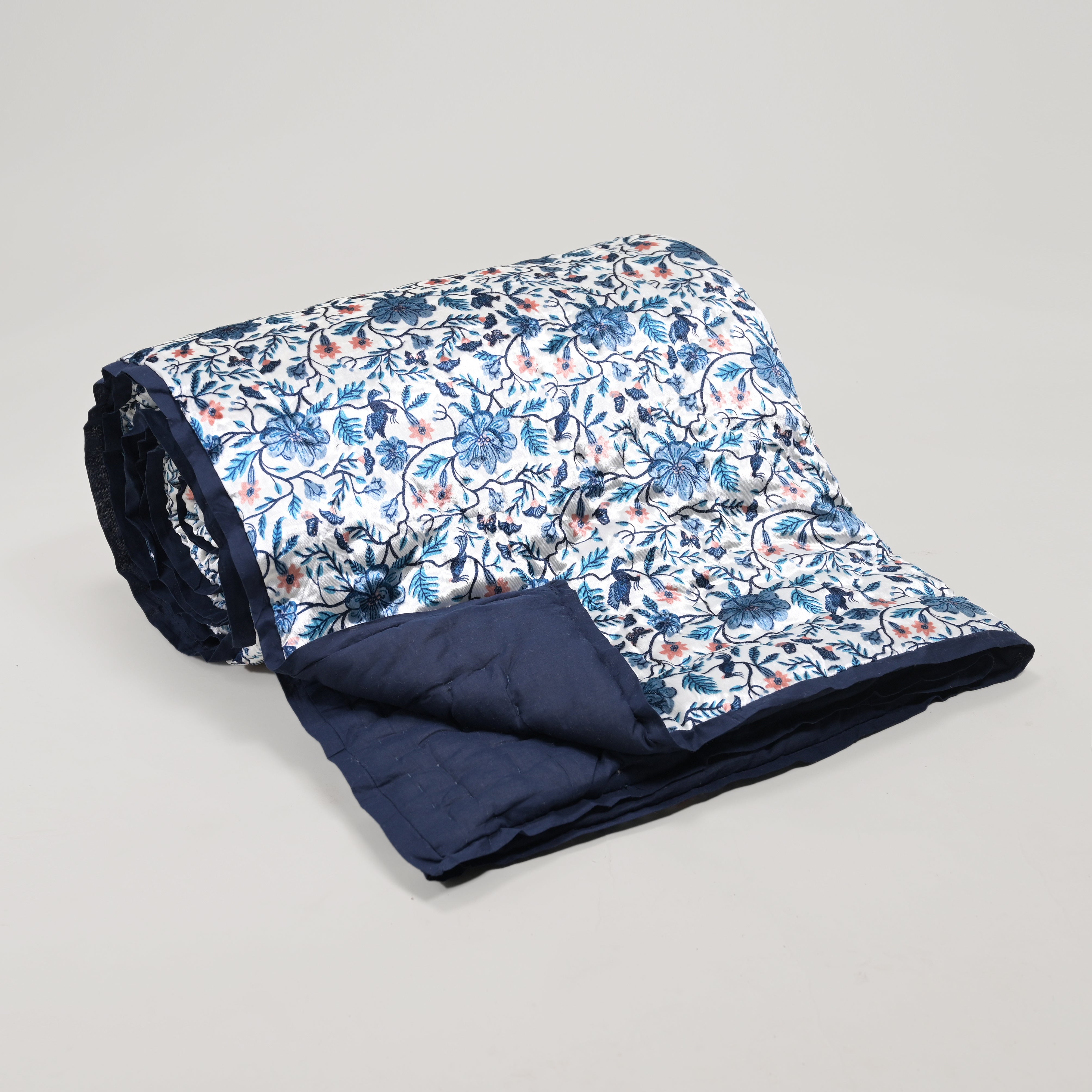 Winter Azure Velvet Bliss Quilt