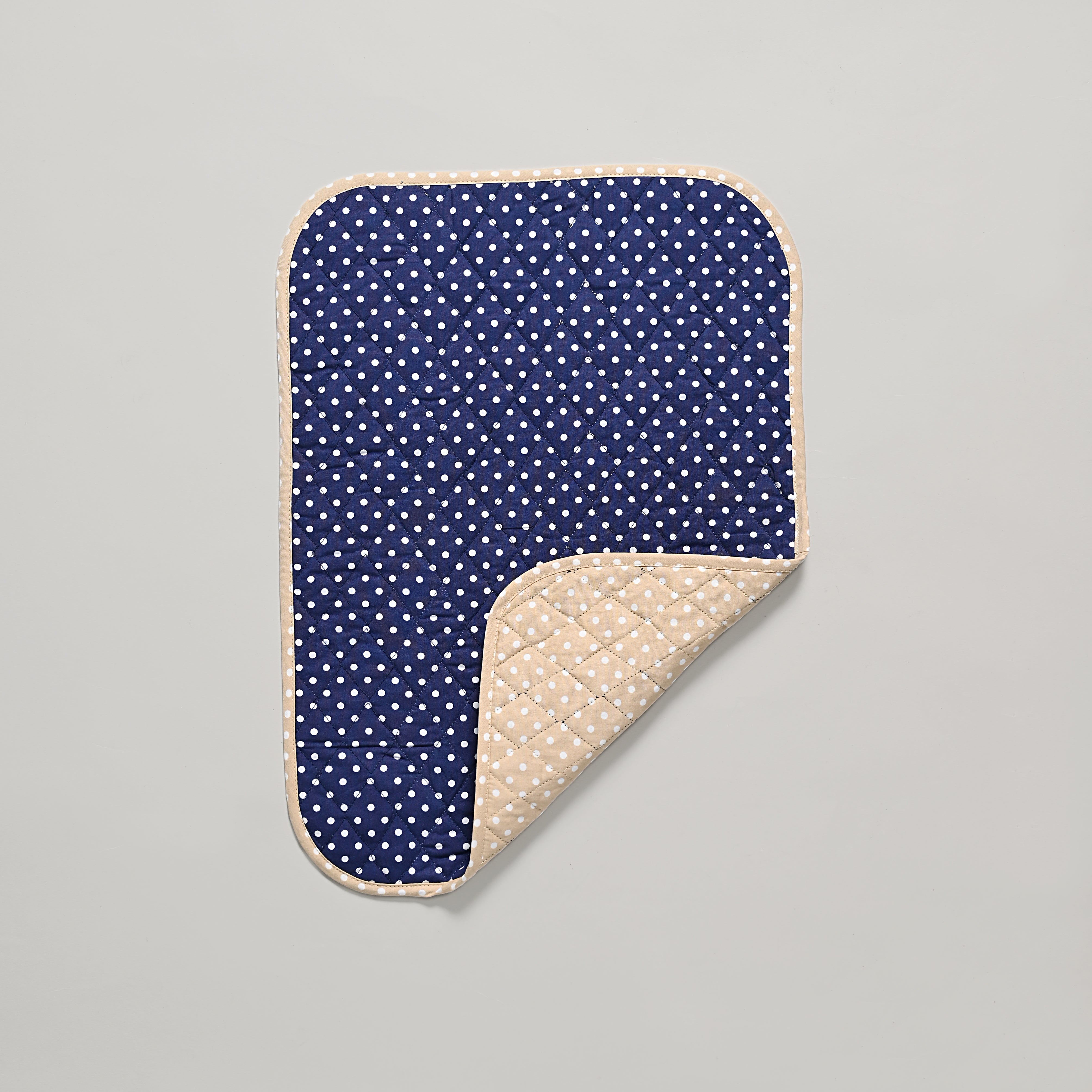 Polka Quilted Placemat 6 Pc Set