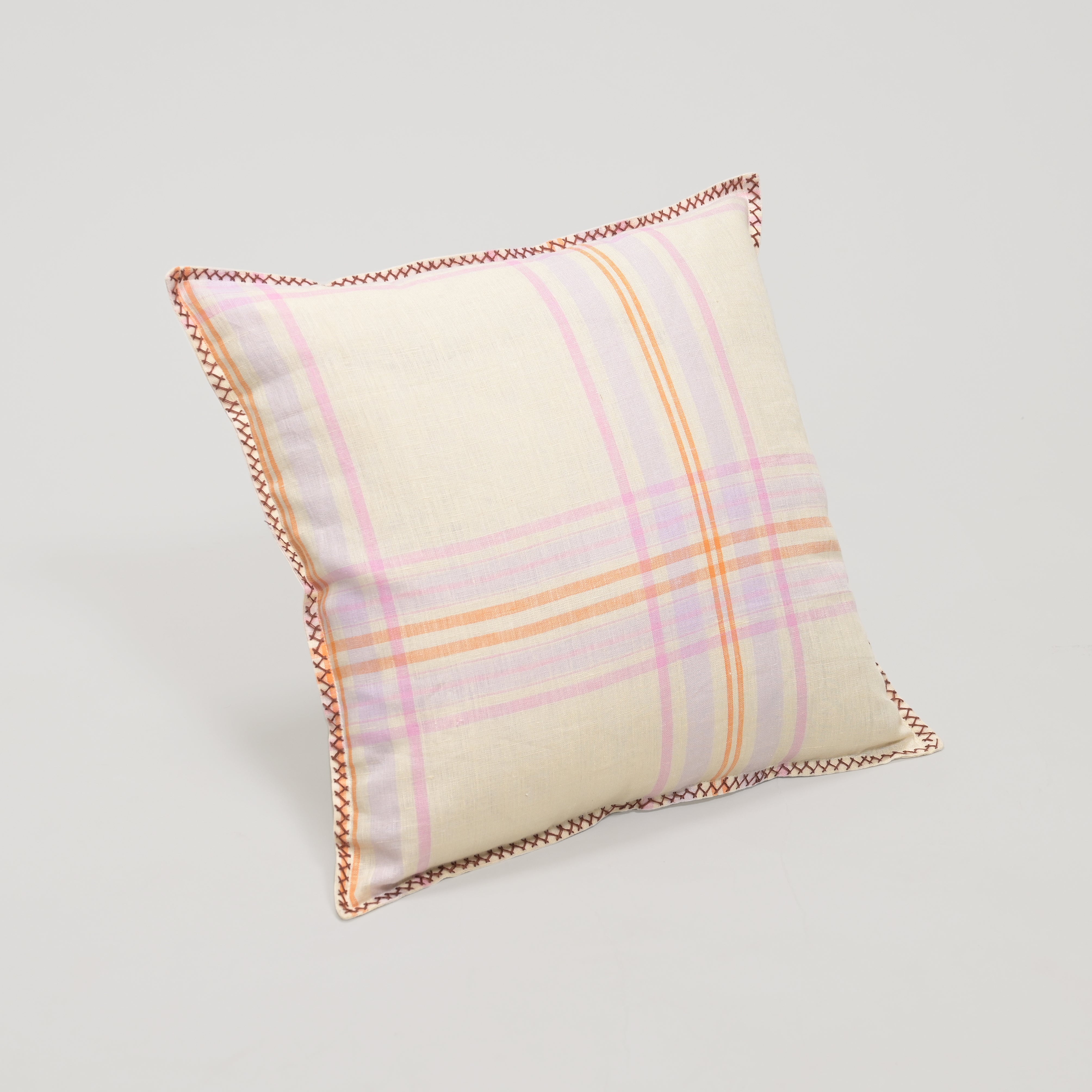 Linen Edge Elegance Cushion Cover