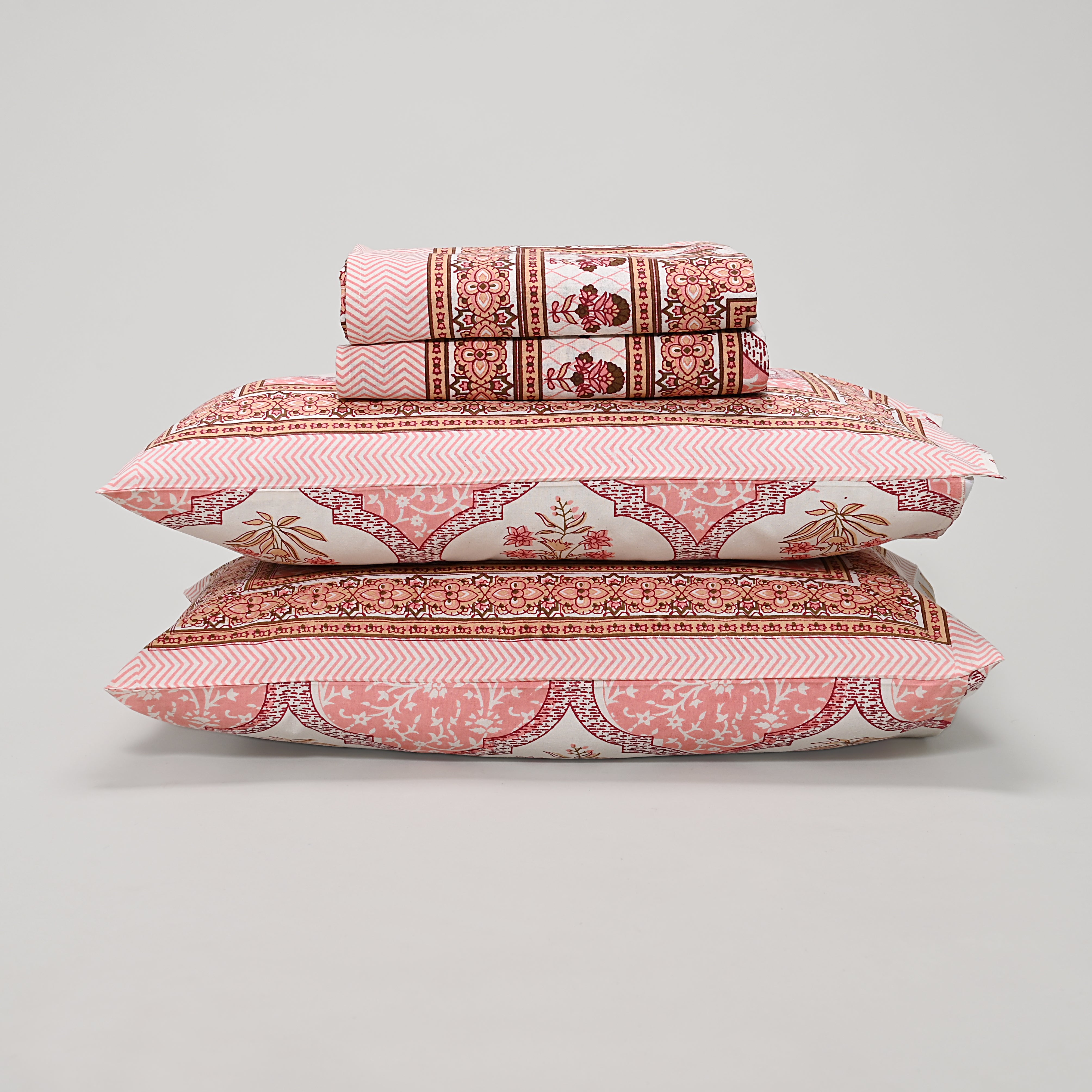 Bouquet Pink Bed Sheet